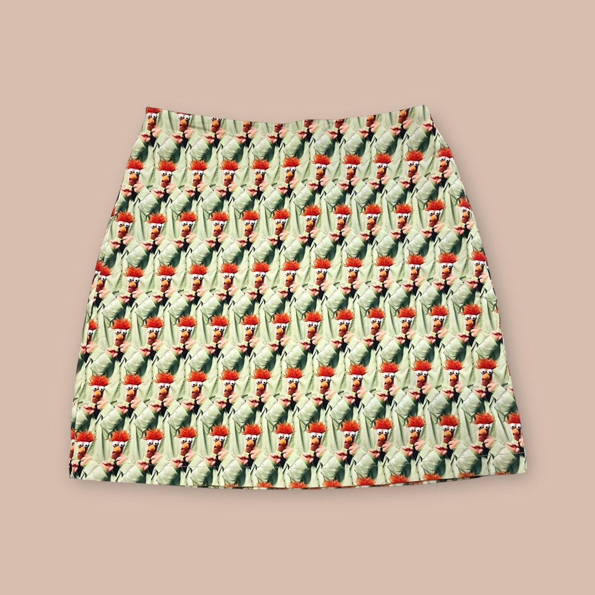 Disney Disney The Muppets "Beaker" Mini Skirt Size 26" / US 2 / IT 38 - 1 Thumbnail