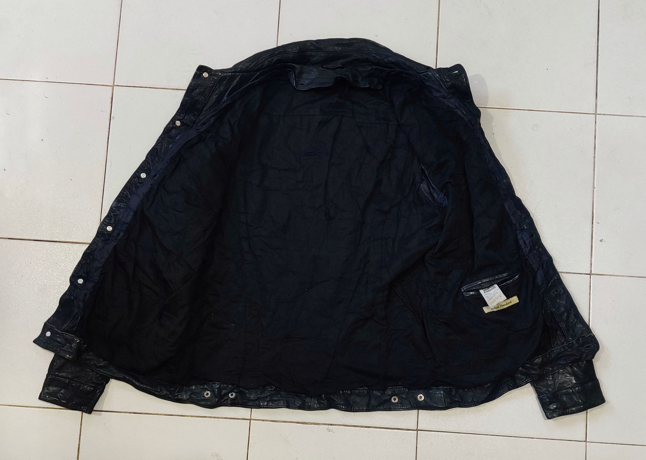 Journal Standard Journal Standard Goatskin Leather Trucker Jacket Size US M / EU 48-50 / 2 - 11 Thumbnail