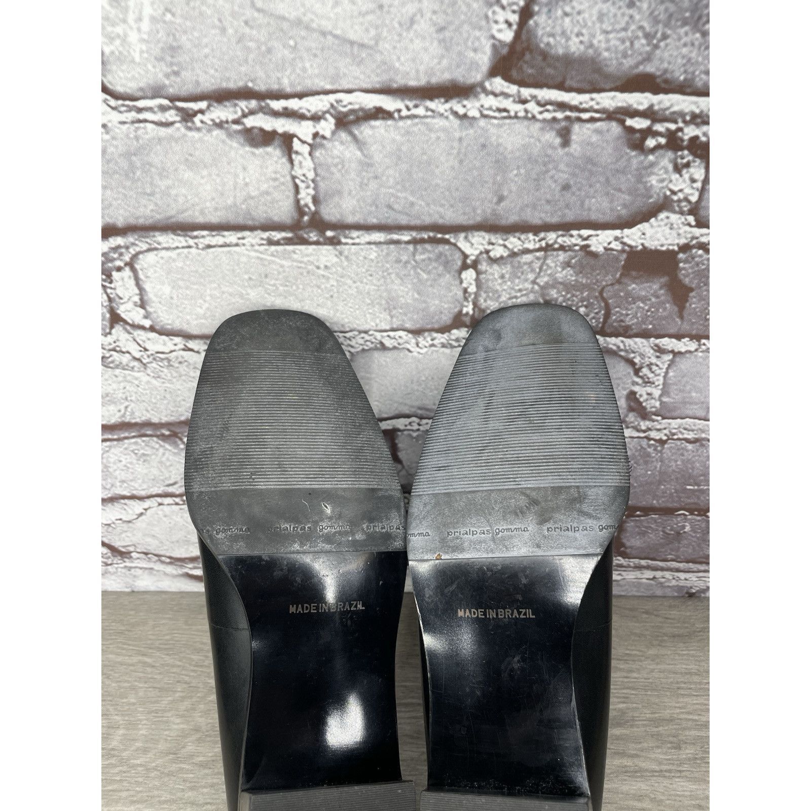 Rockport Rockport Black Leather Square Toe Casual Heel Shoes Women Sz Size US 8.5 / IT 38.5 - 19 Thumbnail