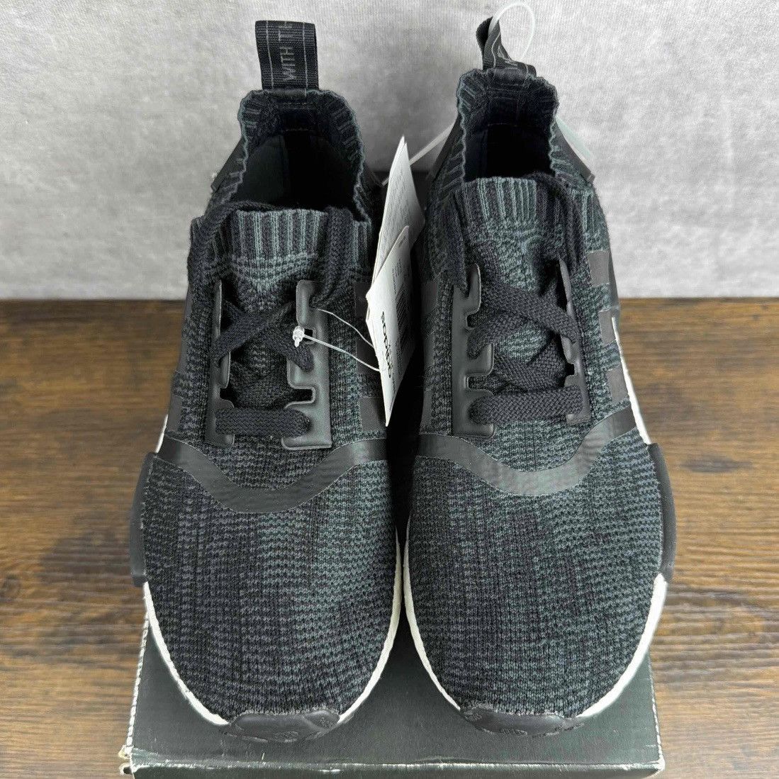Adidas NEW Adidas NMD_R1 PK Winter Wool Core Black Size 5 6W BB0679 Size US 5 / EU 37 - 5 Thumbnail