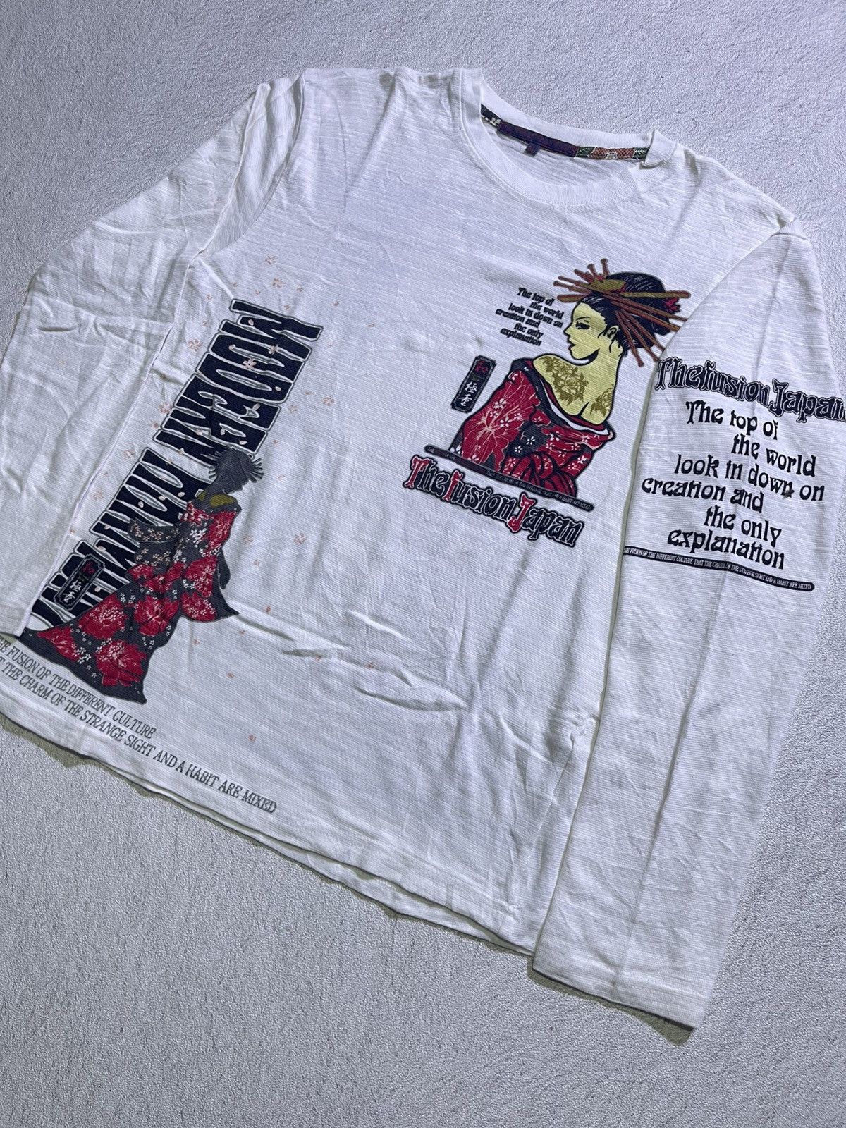 Japanese Brand VTG Y2K long sleeve tshirt japanese style Size US M / EU 48-50 / 2 - 5 Thumbnail