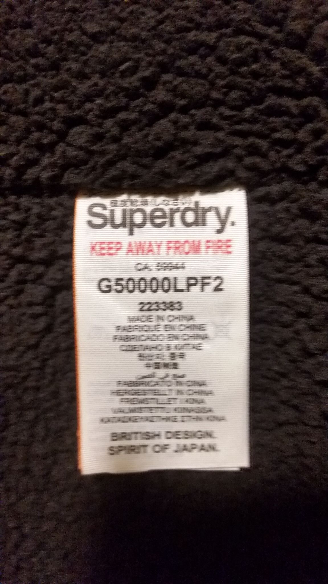 Japanese Brand × Superdry M/L SLIM Sherpa fur Y2K Windbreaker Jacket tailored cinched Size L / US 10 / IT 46 - 19 Thumbnail