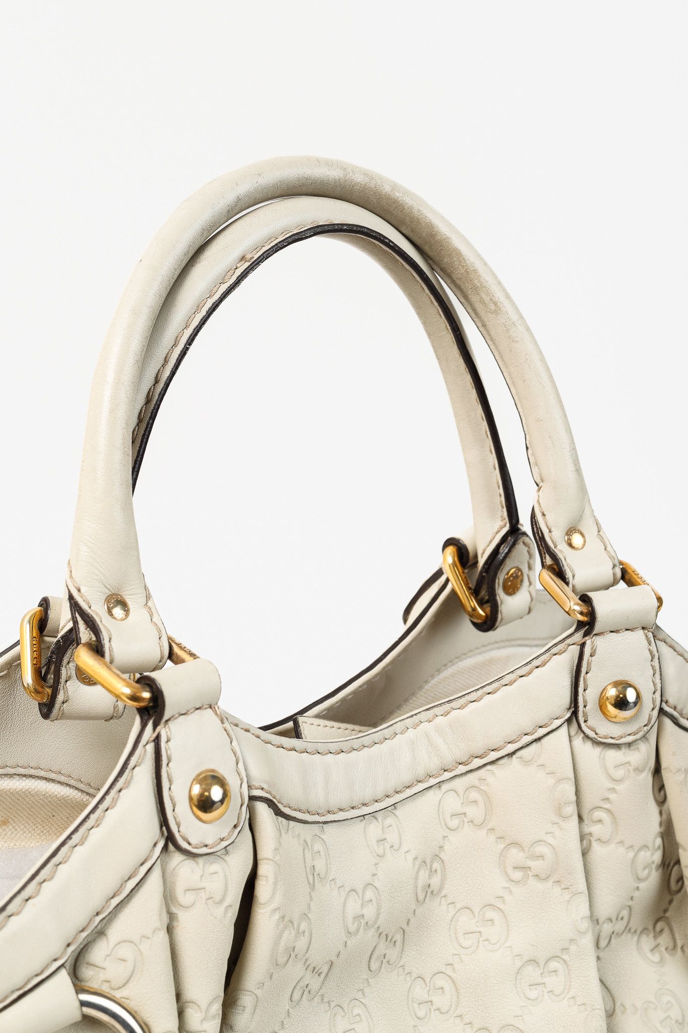 Gucci Gucci Sukey Guccissima Beige Leather Tote Size US 7 / IT 37 - 7 Thumbnail
