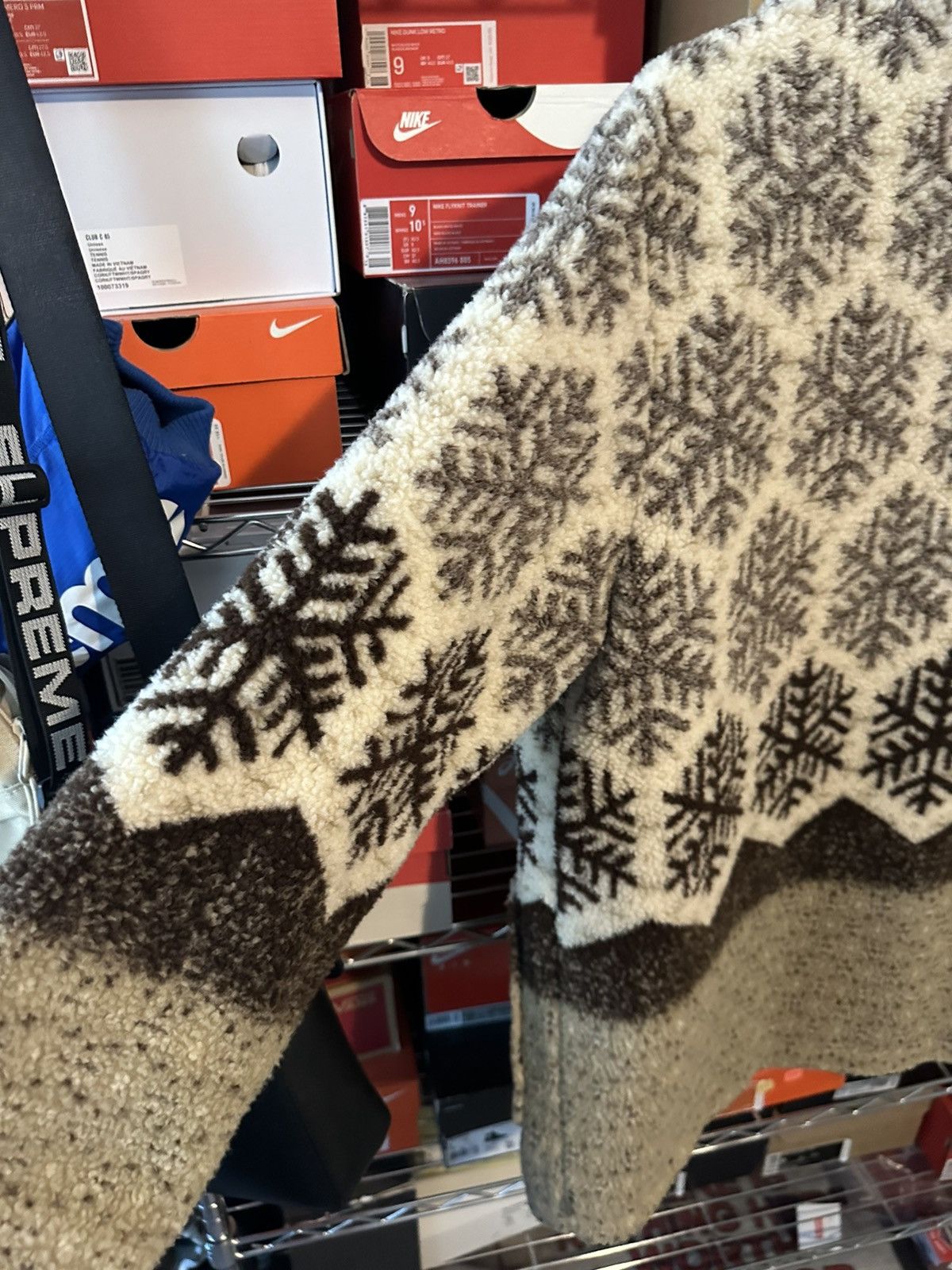 Supreme Supreme Snowflake Toggle Fleece Jacket Size L Size US L / EU 52-54 / 3 - 7 Thumbnail