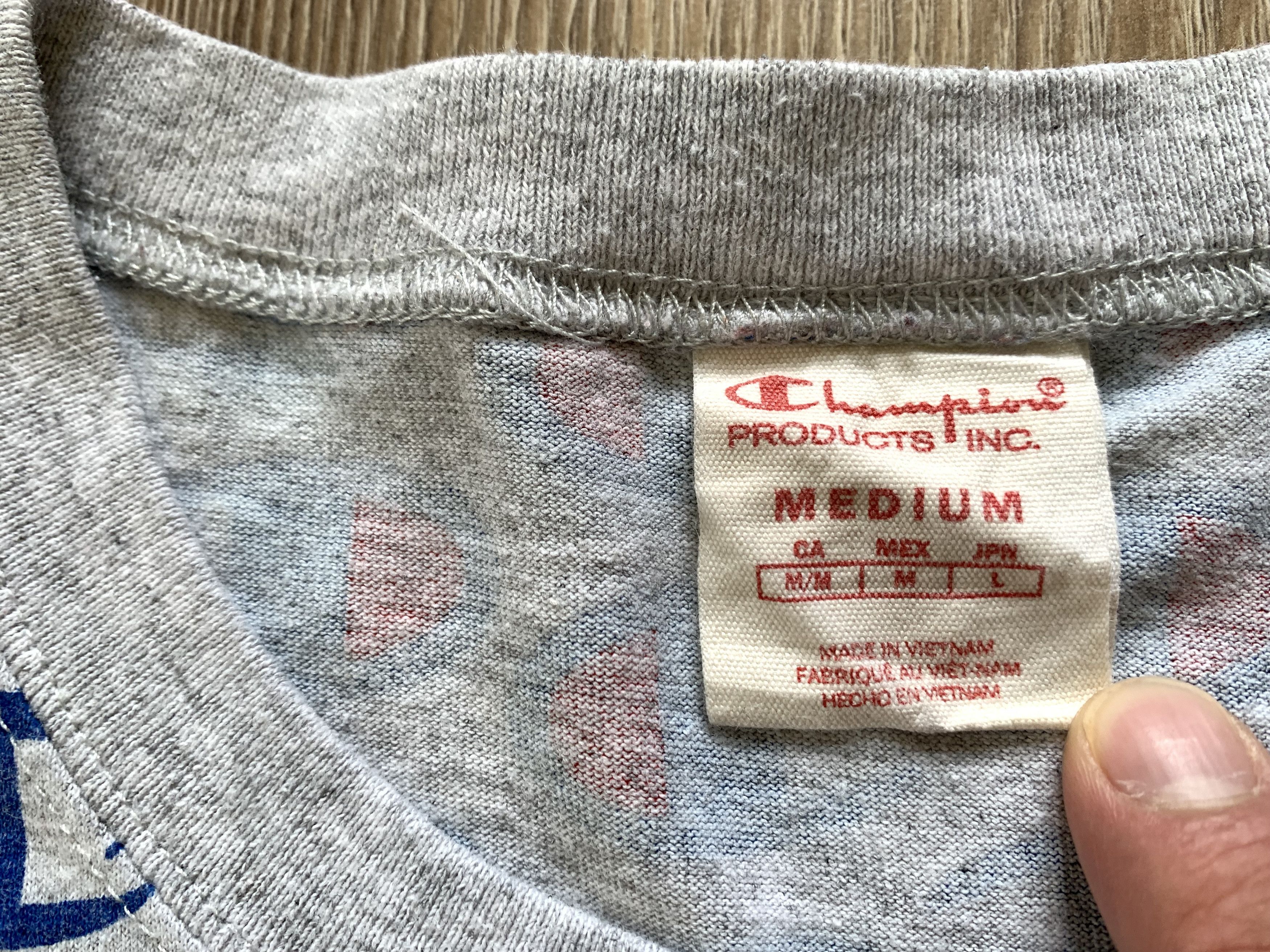 Champion × Vintage Champion Vintage Monogram Logo Cotton T-Shirt Size US M / EU 48-50 / 2 - 5 Thumbnail