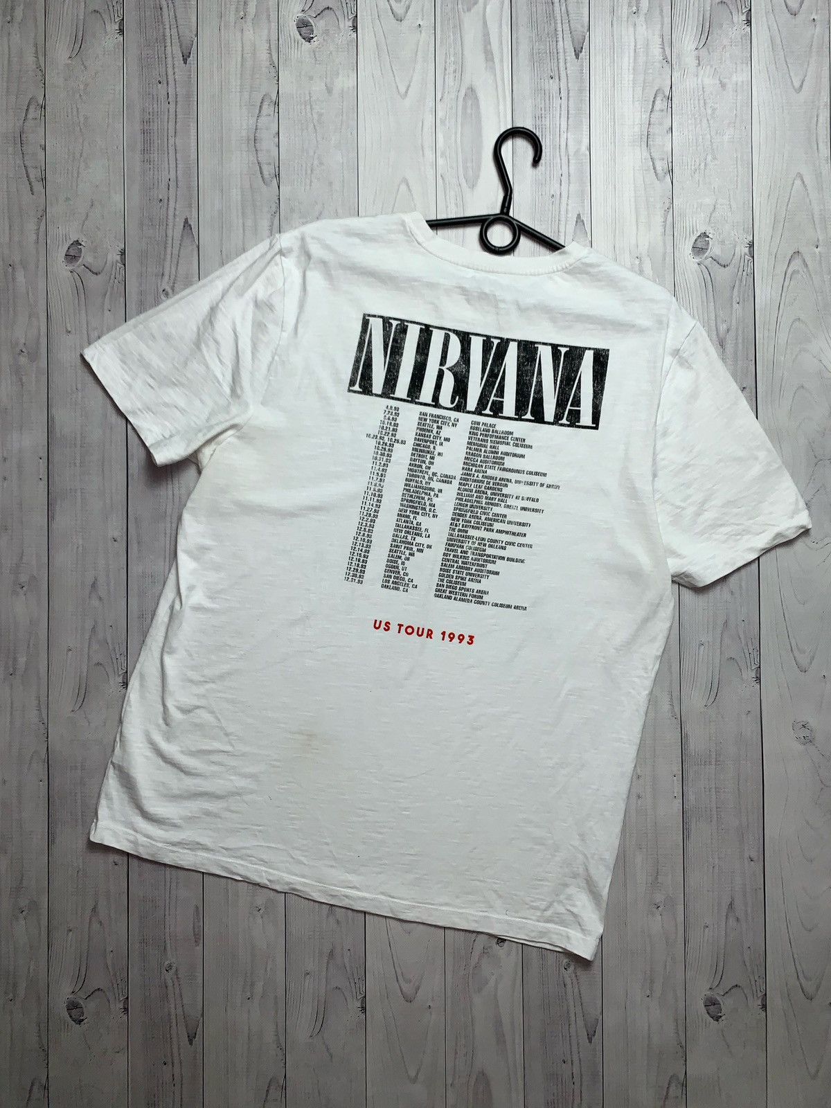 Band Tees Nirvana rock T-shirt tour Size M Size US M / EU 48-50 / 2 - 3 Thumbnail