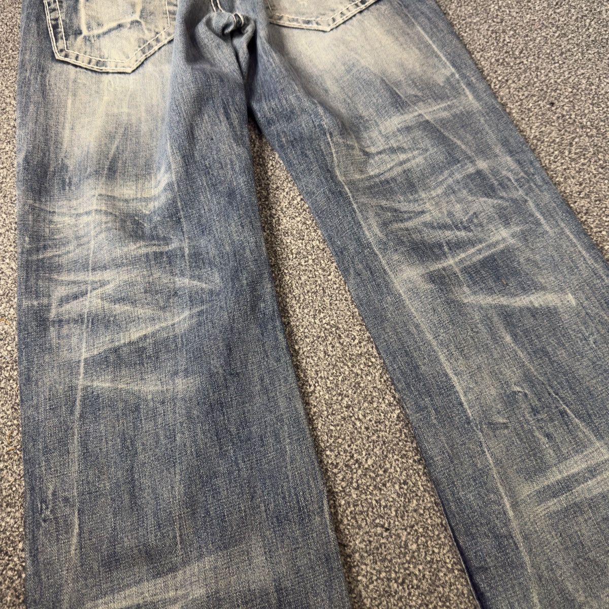 If Six Was Nine Y2K Distressed Boot Cut Joff Style Jeans Size US 35 - 12 Thumbnail