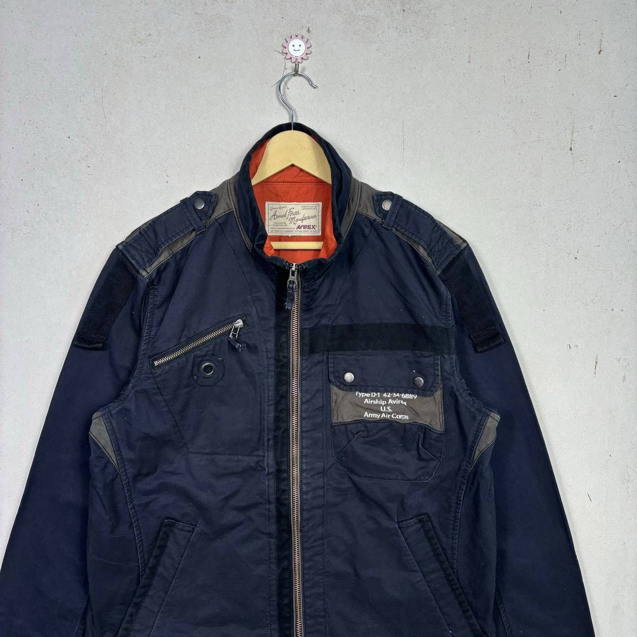 Avirex Avirex Type D-1 Navy Canvas Flight Jacket XL Army Air Corps Size US XL / EU 56 / 4 - 3 Thumbnail