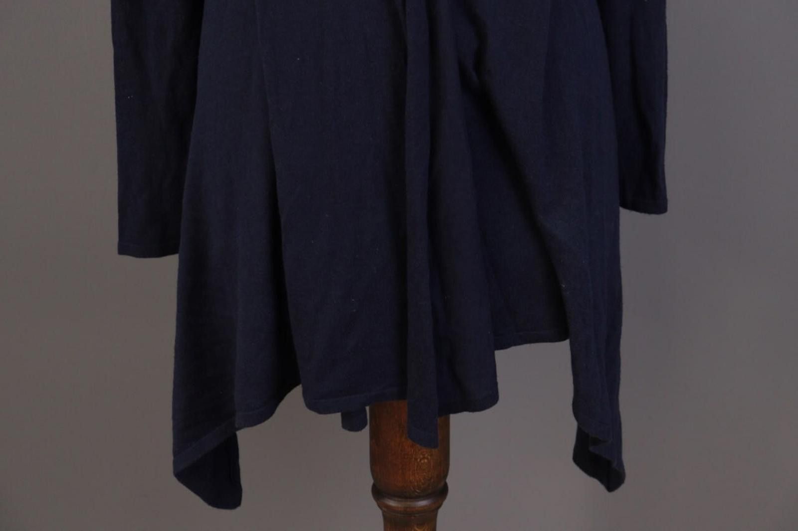 Polo Ralph Lauren Polo Ralph Lauren Blue Wool Silk Wrape Cardigan Size M Size M / US 6-8 / IT 42-44 - 3 Thumbnail
