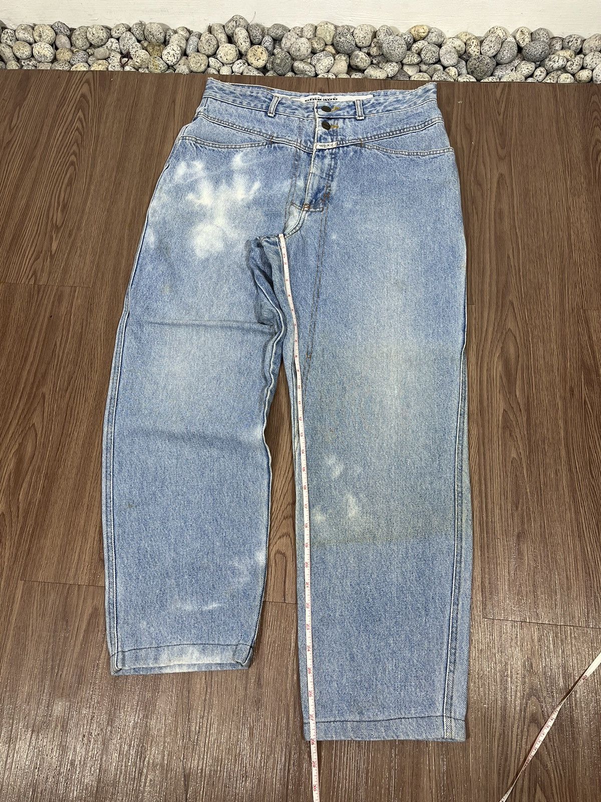 Marithe + Francois Girbaud Marithé François Girbaud Vintage Stone Washed Jeans Size US 33 - 20 Thumbnail