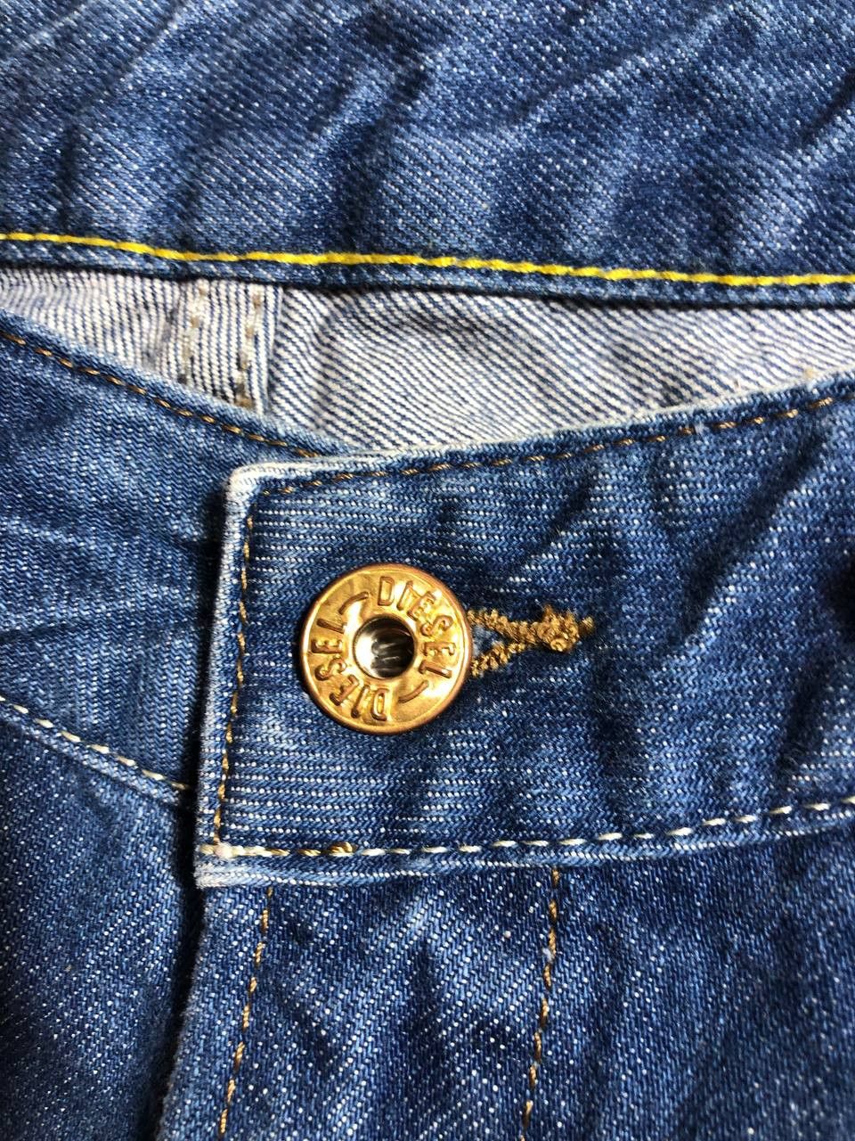 Diesel × Vintage Vintage Y2K Diesel Washed Distressed Denim Jeans Slim Size US 26 / EU 42 - 16 Thumbnail