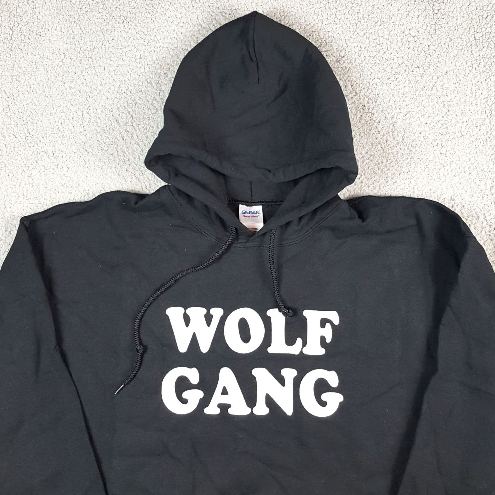 Odd Future VINTAGE OFWGKTA Odd Future Wolf Gang Hoodie XL Tyler The Creator Pullover Sweatshirt Men Black 90s Hip Hop College USA Y2K Graphic Print Size US XL / EU 56 / 4 - 2 Thumbnail