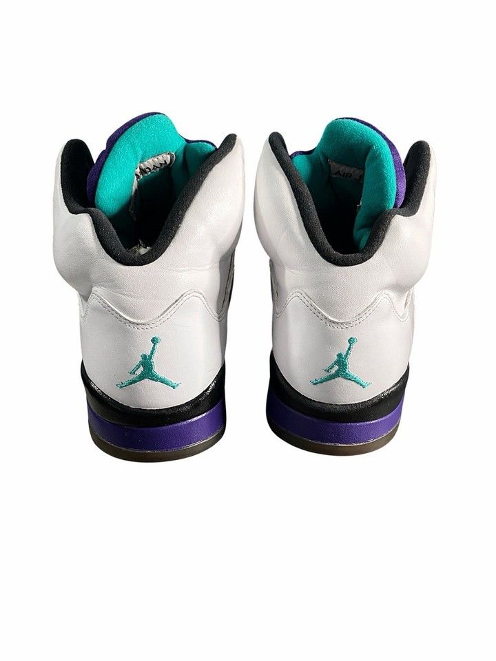 Jordan Brand Air Jordan 5 Grape 2013 White Purple SZ 9 Size US 9 / EU 42 - 3 Thumbnail