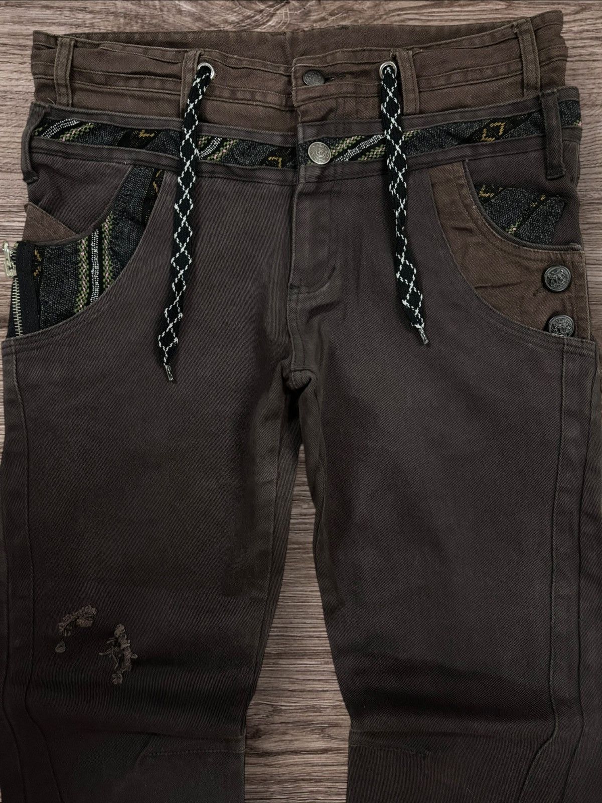 14th Addiction 14th Addiction Inspired AMP by Manydope Bondage Punk Jeans Size US 32 / EU 48 - 5 Thumbnail
