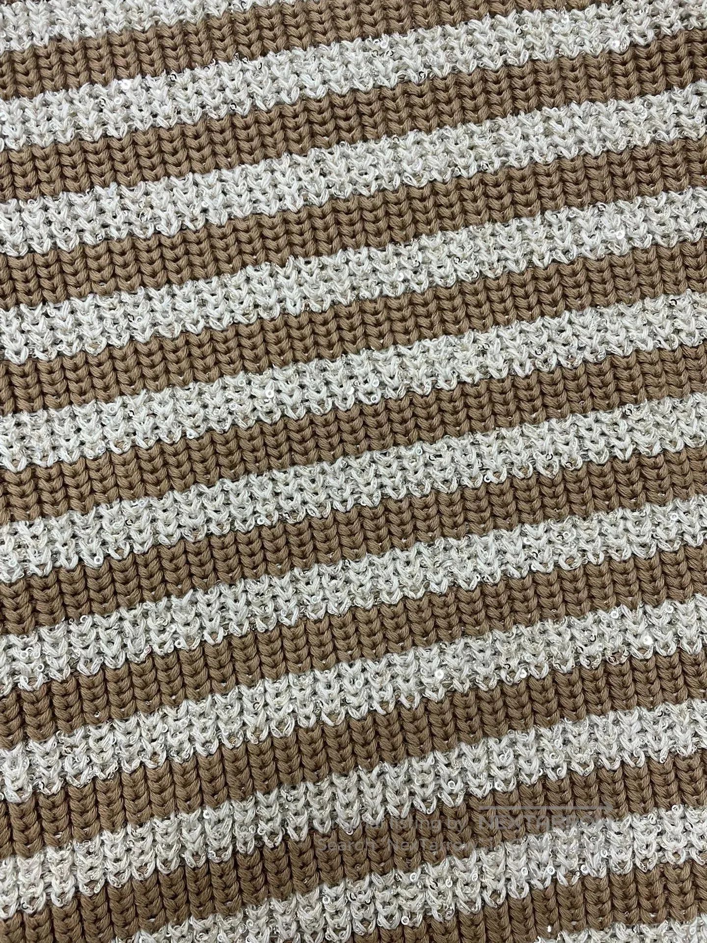 Brunello Cucinelli Brunello Cucinelli Sequin Stripe Sweater. Size US M / EU 48-50 / 2 - 2 Thumbnail