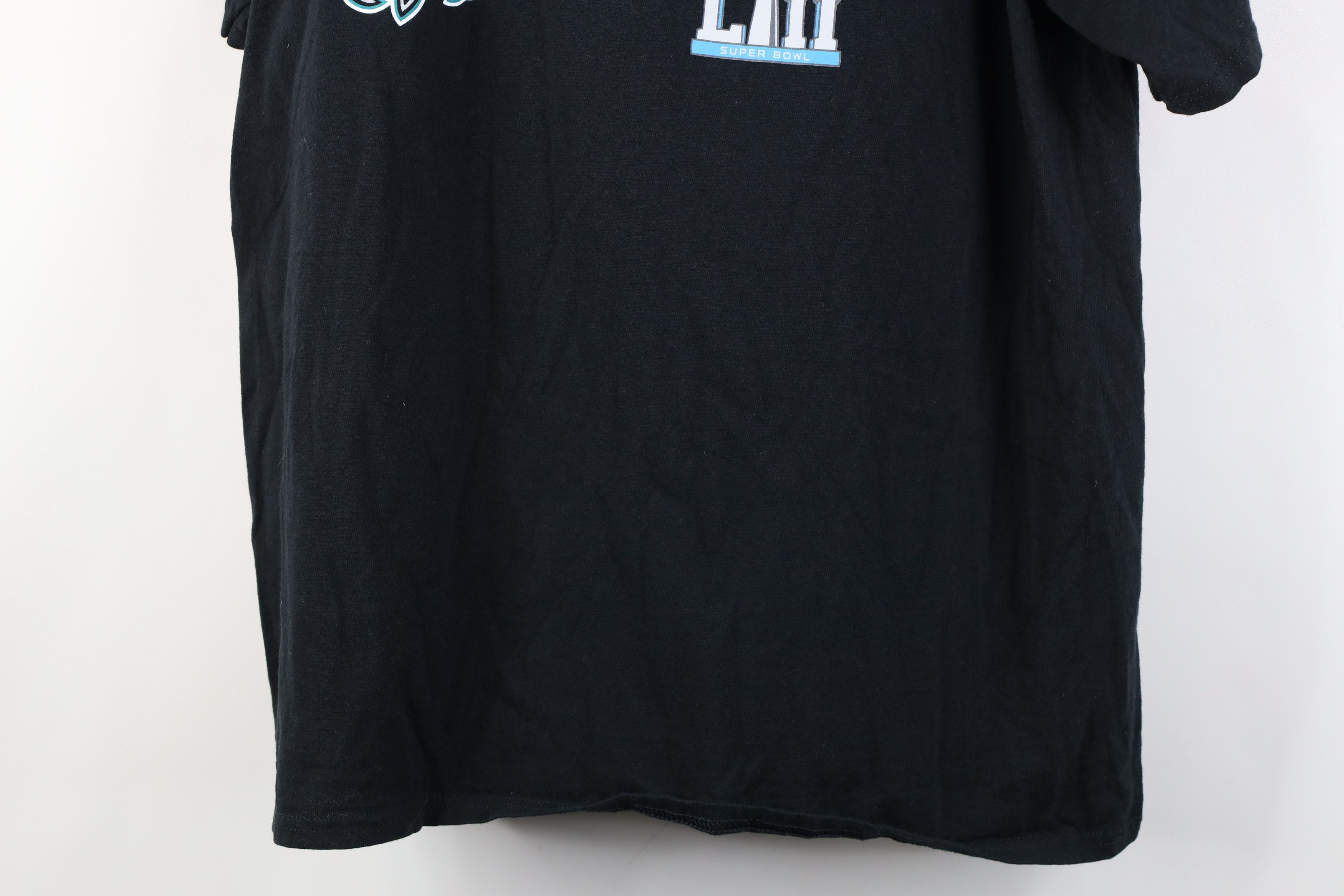 Vintage NFL Super Bowl LII Philadelphia Eagles Football T-Shirt Size US L / EU 52-54 / 3 - 3 Thumbnail