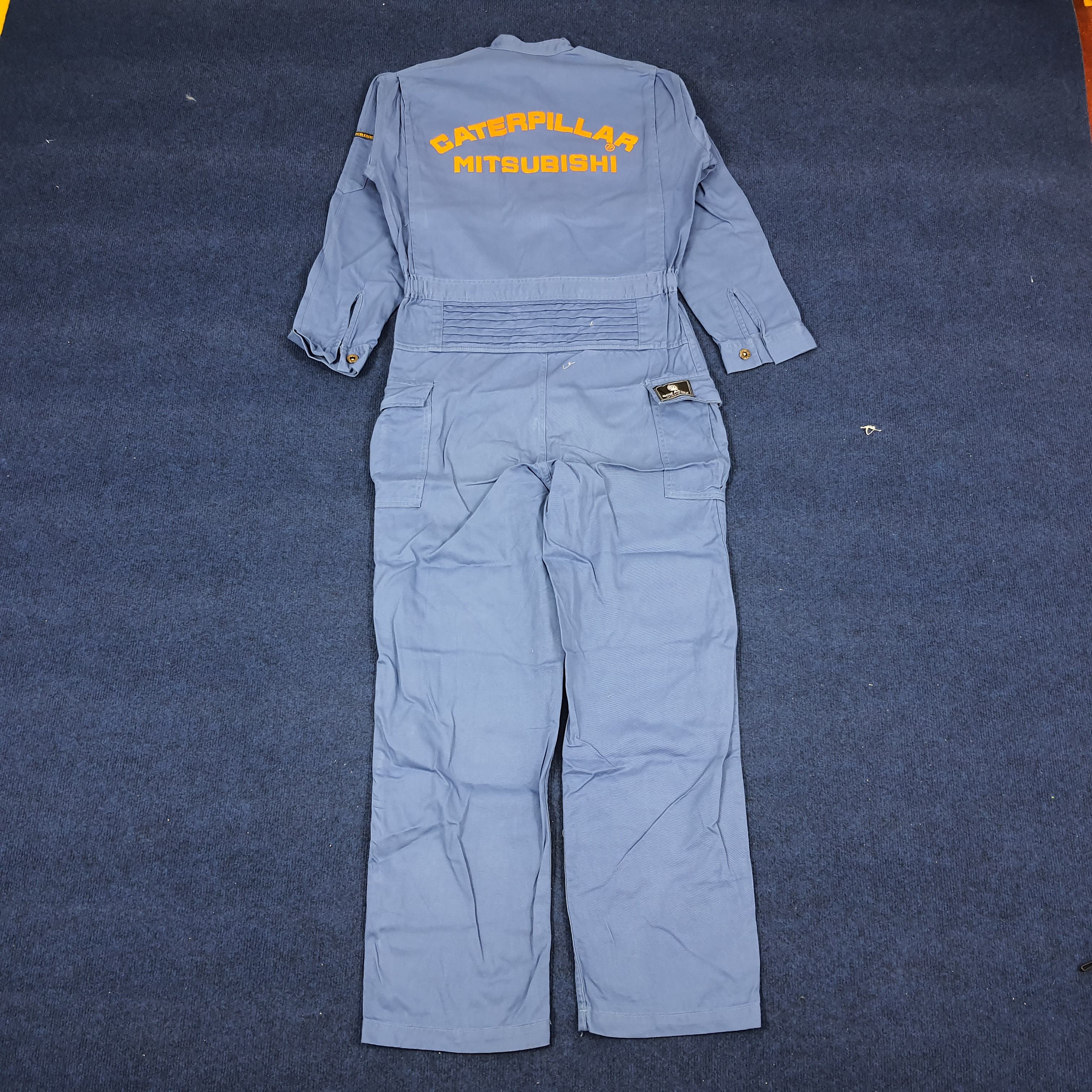 Japanese Brand × Vintage Vintage Caterpillar Mitsubishi Japan Motorsports Coverall Size US M / EU 48-50 / 2 - 1 Thumbnail