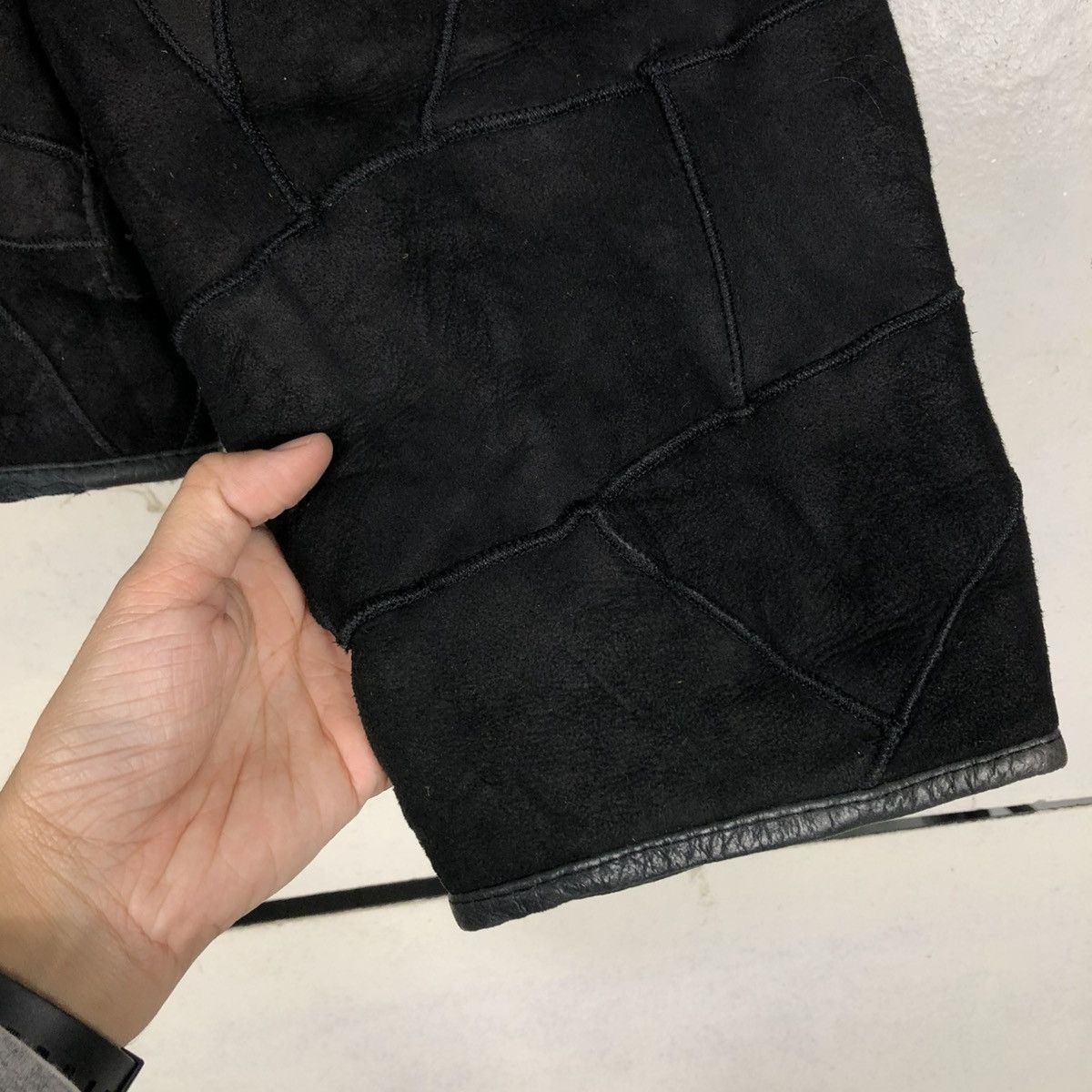 Issey Miyake 🔥VINTAGE LEATHER SHEARLING PATCH WORK HAI SPORTING GEAR Size US M / EU 48-50 / 2 - 17 Thumbnail