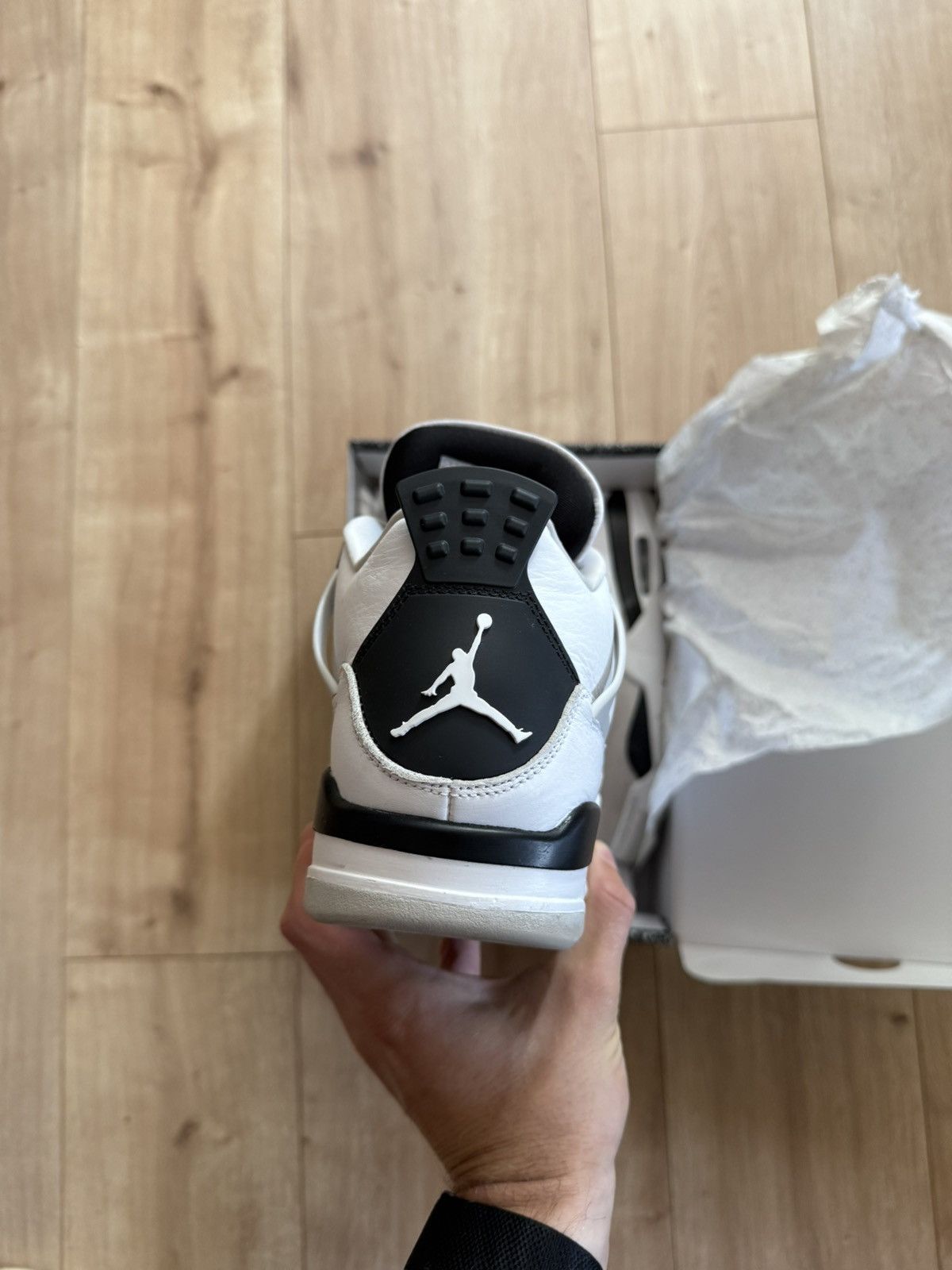 Jordan Brand × Nike Nike Jordan 4 Military Black US8.5 Size US 8.5 / EU 41-42 - 4 Thumbnail