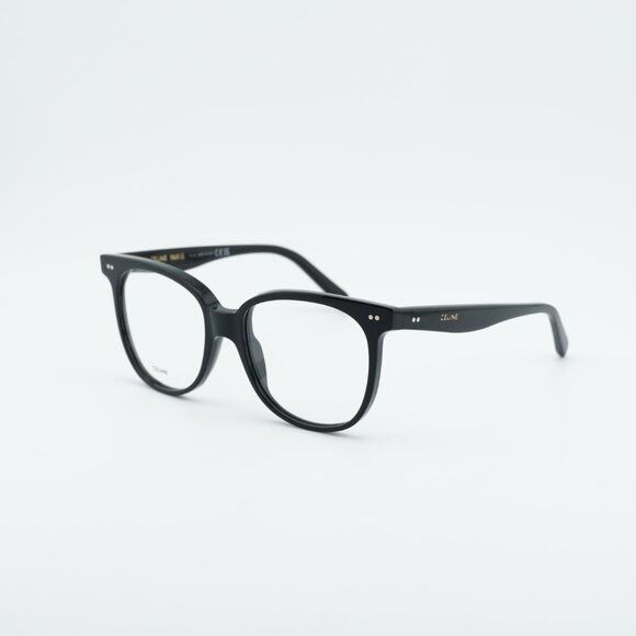 Celine Celine CL5010IN 001 Eyeglasses Black 53mm Square Frame Size ONE SIZE - 1 Thumbnail