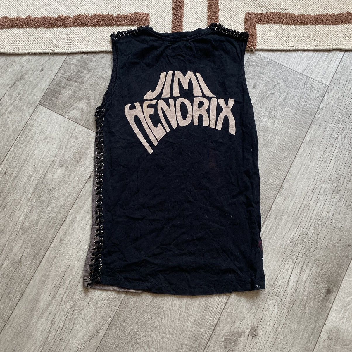Band Tees VINTAGE JIMI HENDRIX FULL PRINT TANK T SHIRT Size US XS / EU 42 / 0 - 2 Thumbnail