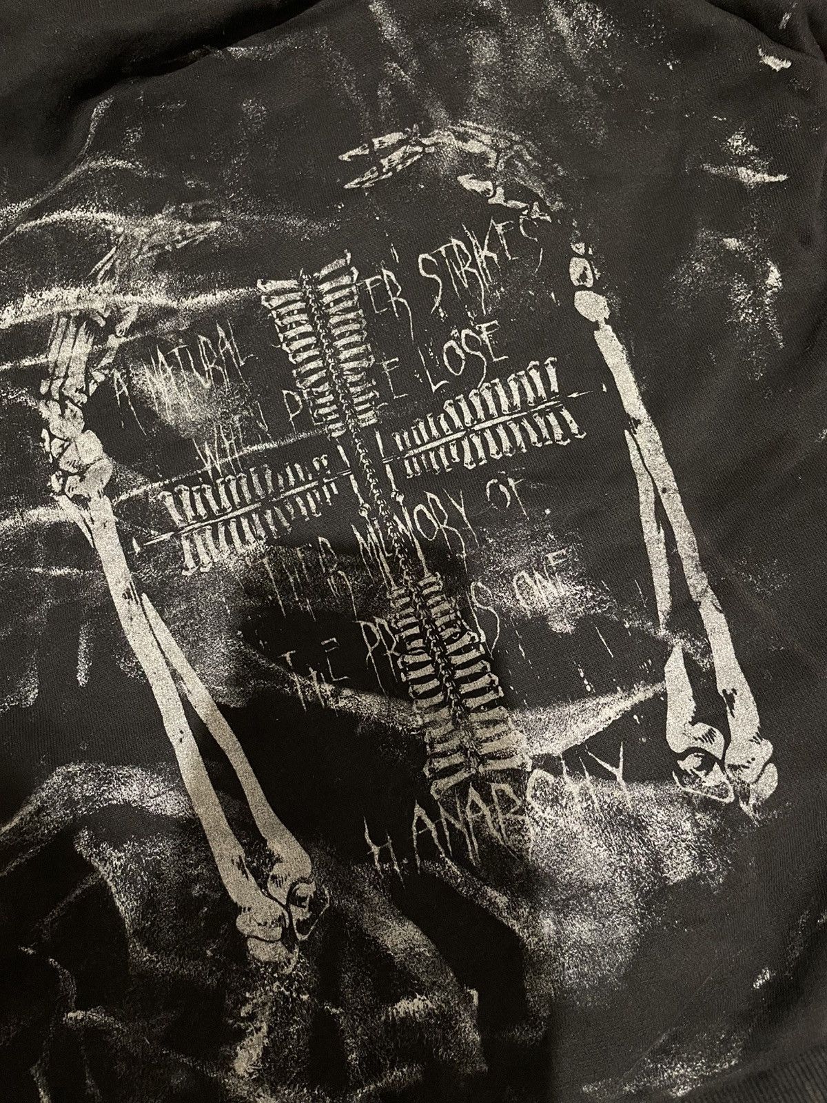 Japanese Brand × Seditionaries H Anarchy Asymmetric Zipper Hoodie Size M / US 6-8 / IT 42-44 - 7 Thumbnail