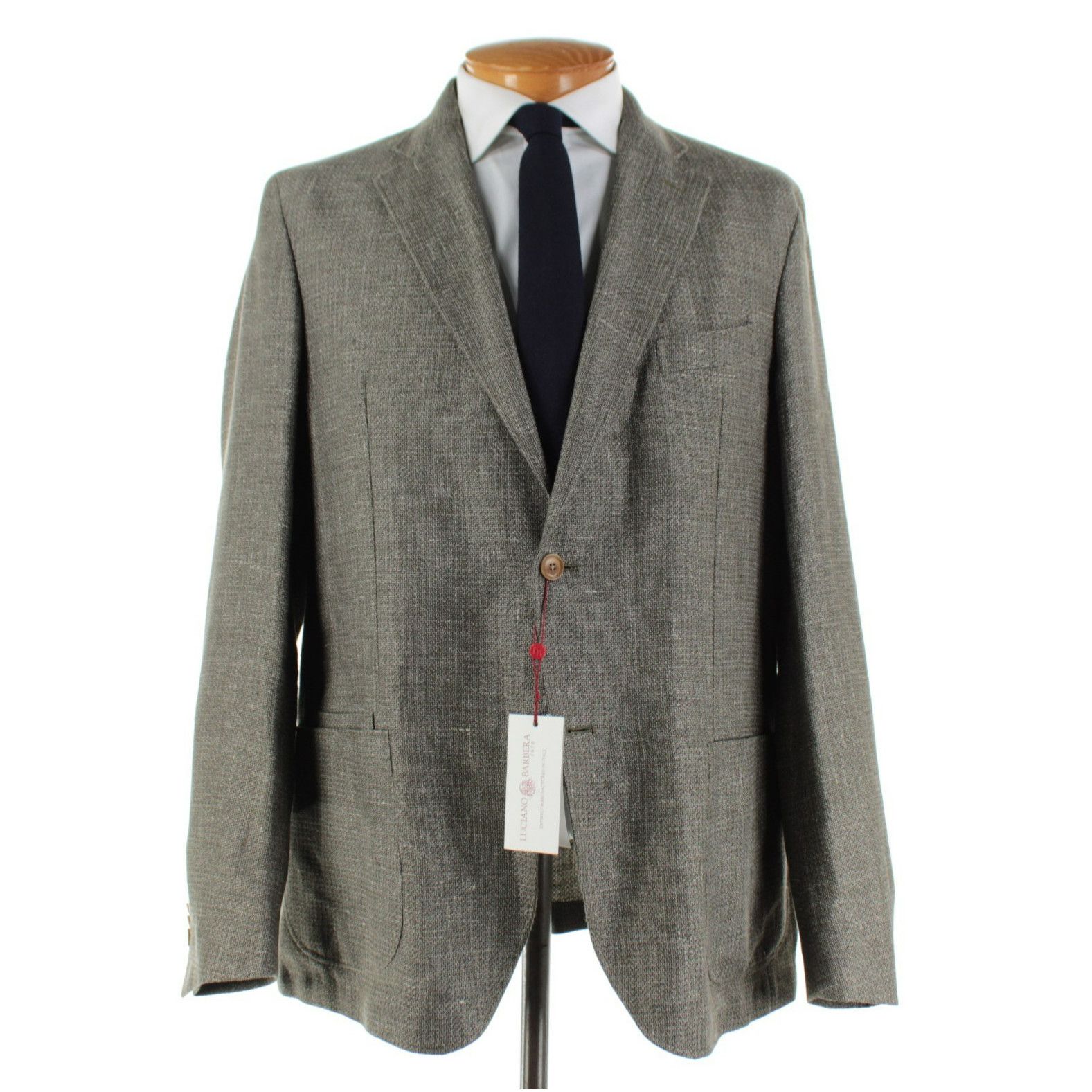 Luciano Barbera Luciano Barbera Sport Coat Size 48 US in Green Size 48R - 1 Thumbnail