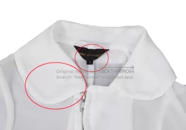 Comme des Garcons Comme des Garcons White vintage sheer top Size S / US 4 / IT 40 - 5 Thumbnail