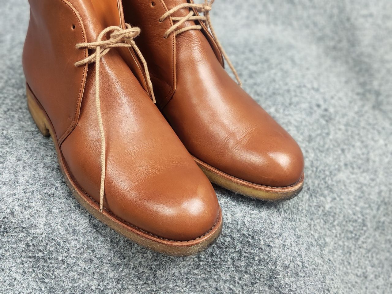 Carmina Carmina Design leather chukka boots Lace Handmade Shoes Size US 5.5 / IT 35.5 - 15 Thumbnail