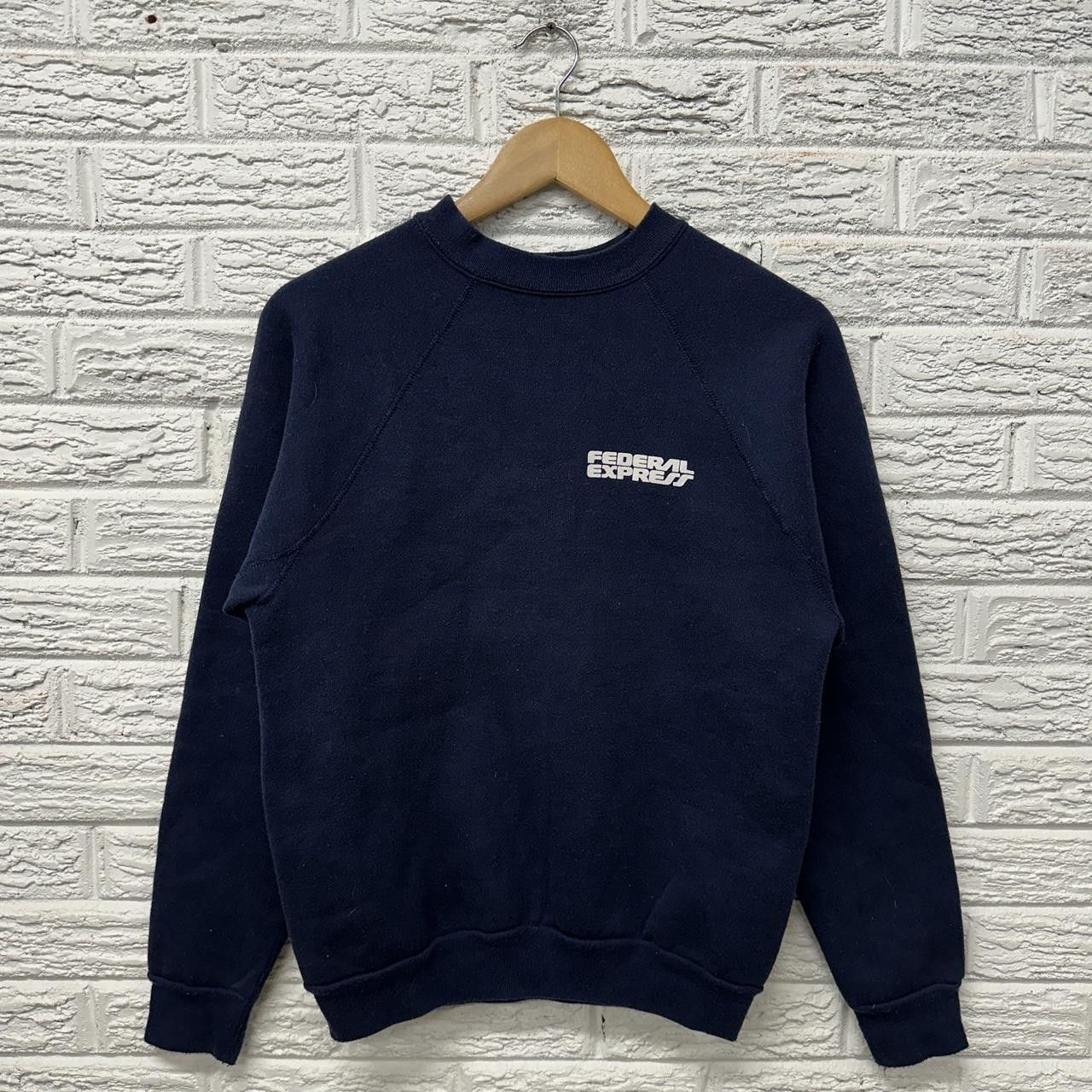 Vintage Vintage Federal Express Fedex Sweatshirt Navy Blue Small Size US S / EU 44-46 / 1 - 3 Thumbnail