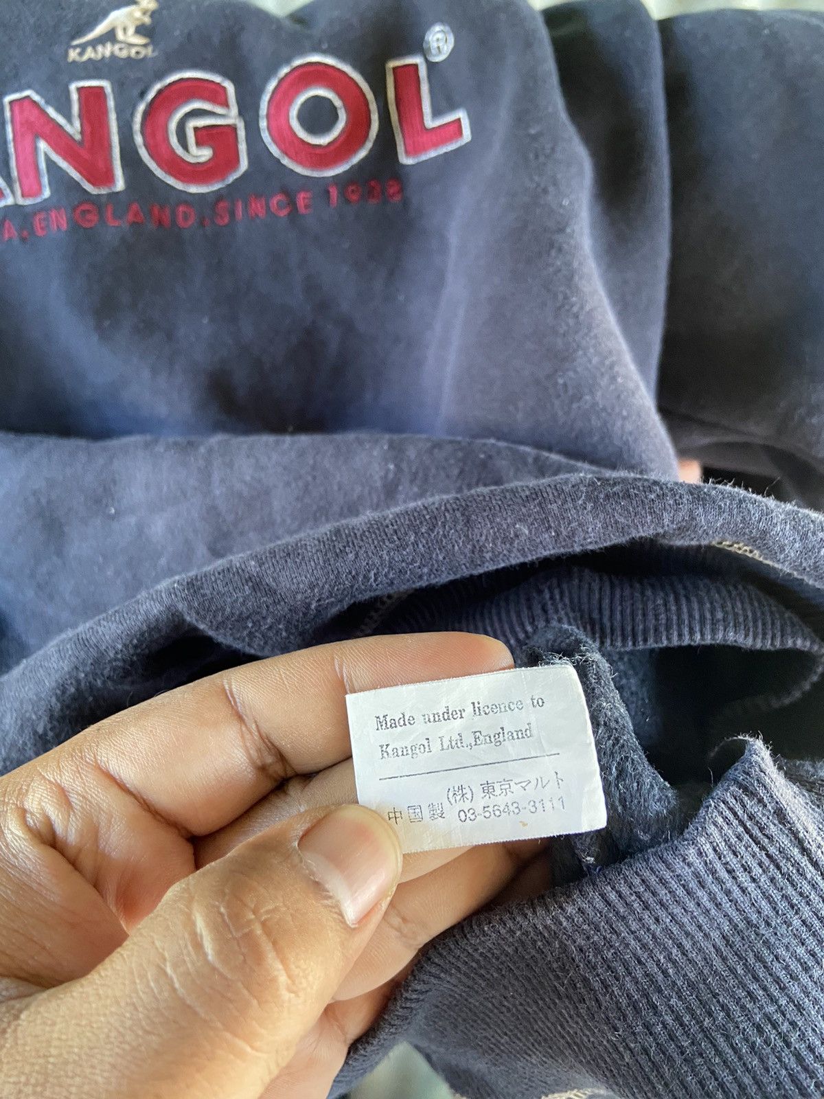 Other VINTAGE KANGOL LIAM GALLAGER WORN SWEATSHIRT Size US M / EU 48-50 / 2 - 7 Thumbnail