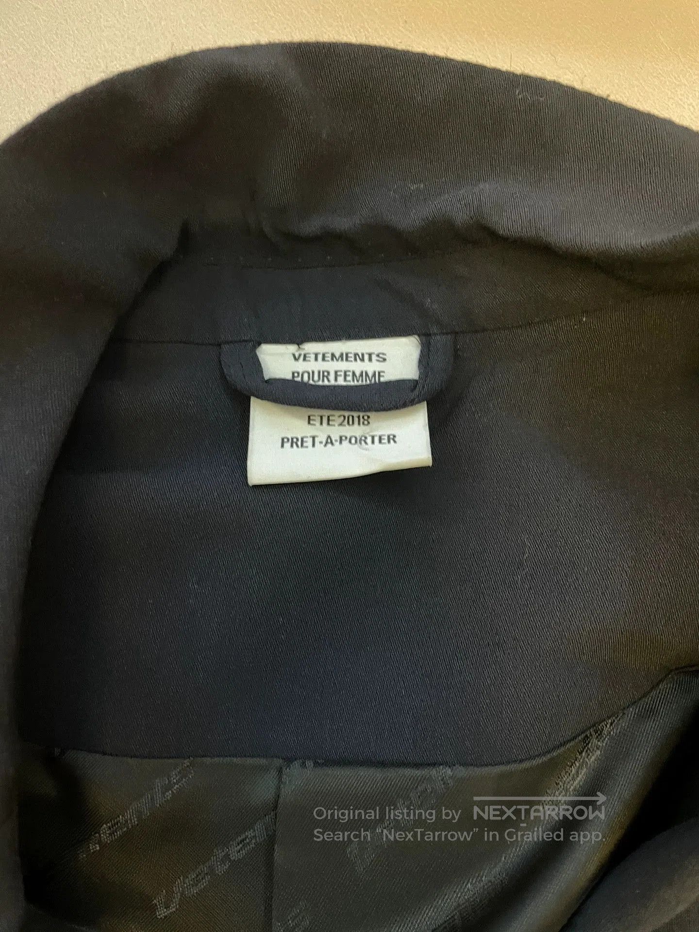 Vetements Vetements Blazer Trench Coat XS. Size US XS / EU 42 / 0 - 3 Thumbnail