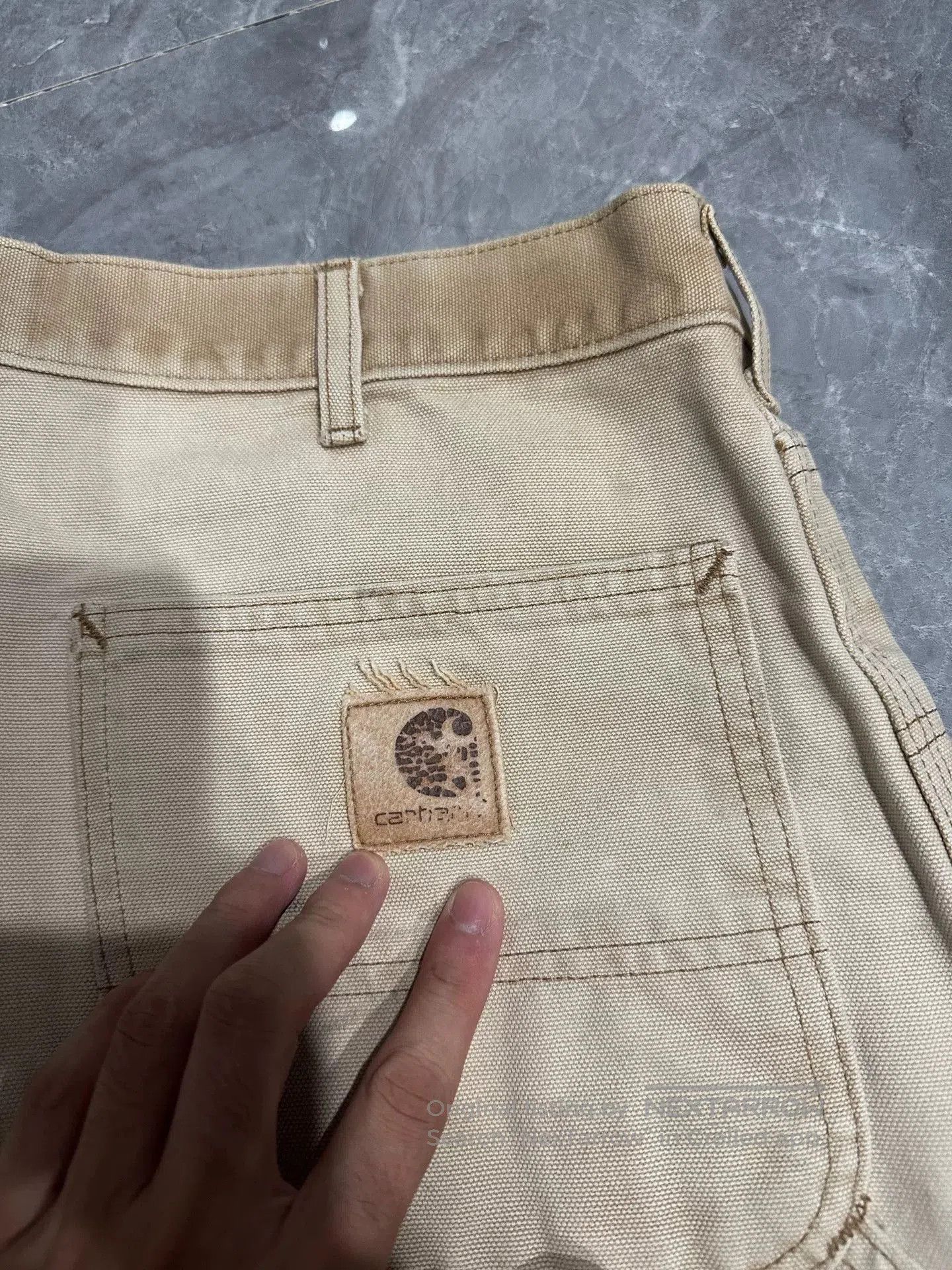 Carhartt Vintage Carhartt Khaki Work Pants. Size US 32 / EU 48 - 9 Thumbnail
