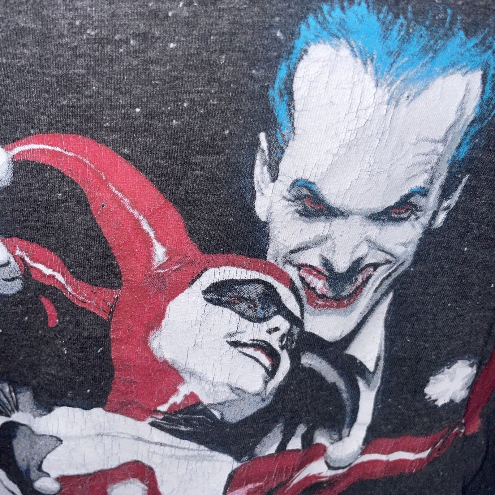 DC Comics DC Joker Harley Quinn Gray T-Shirt Batman L Comic Book Size US L / EU 52-54 / 3 - 4 Thumbnail