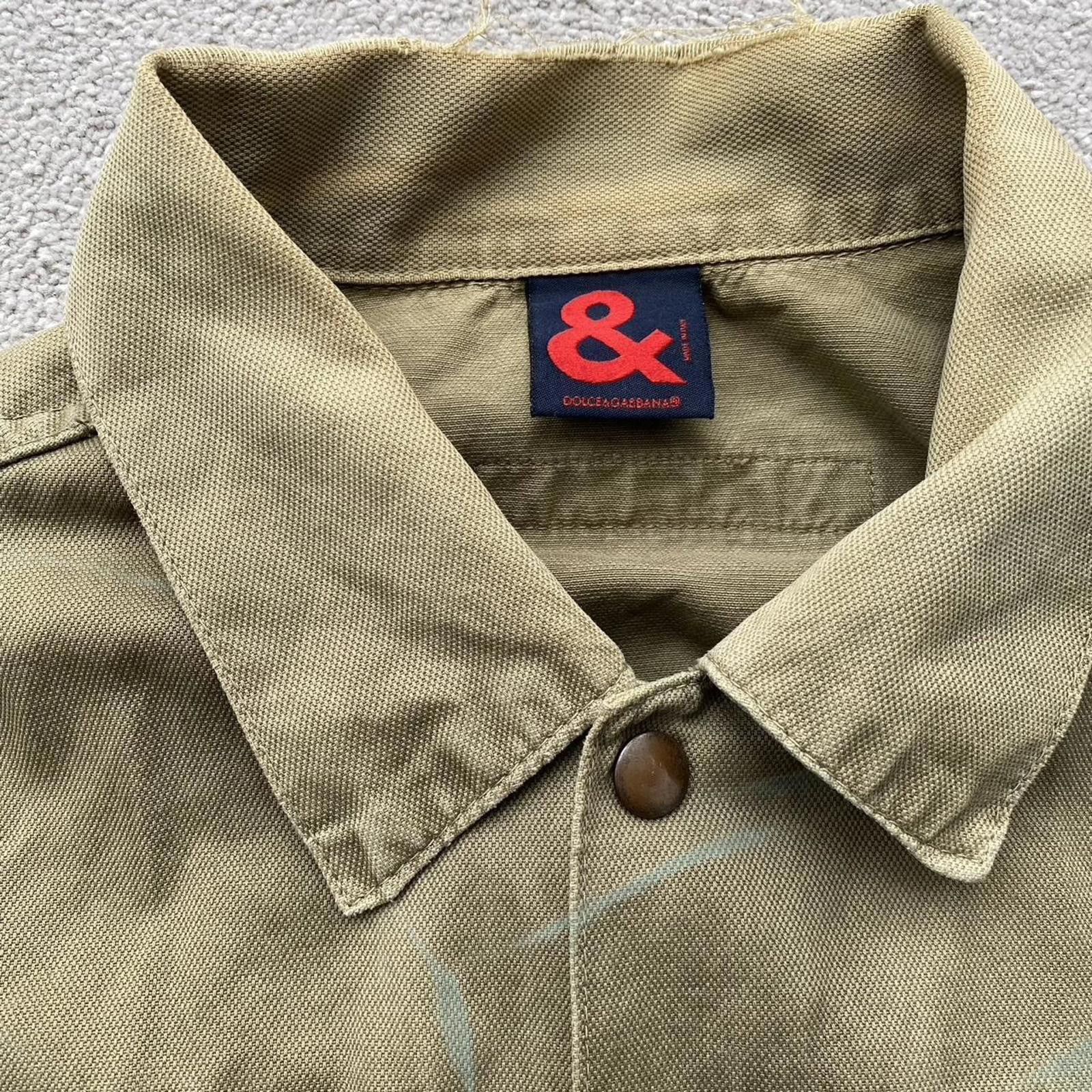 Dolce & Gabbana Dolce & Gabbana D&G Vintage Military Army Overshirt Jacket Size US S / EU 44-46 / 1 - 4 Thumbnail