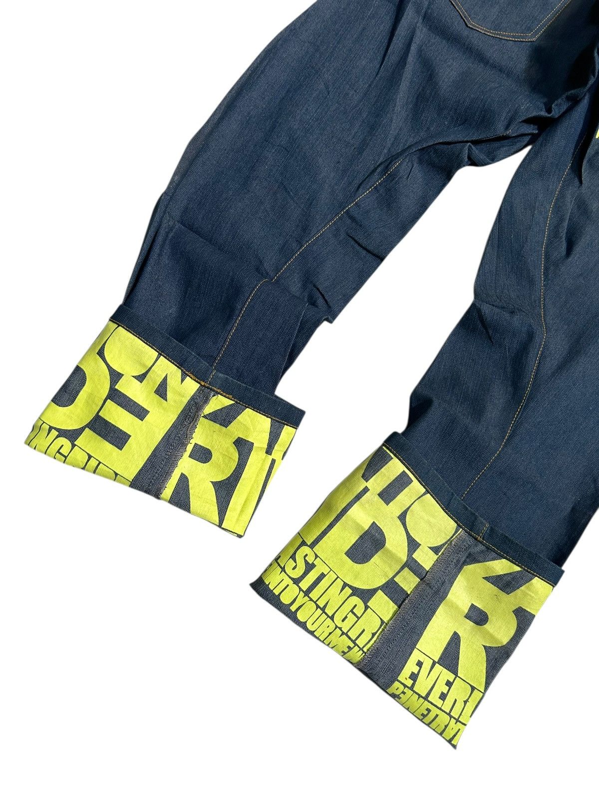 Japanese Brand × Kapital × Vintage Japanese Punk Hip Hop Style Ever LastingRide Denim Jeans Size US 34 / EU 50 - 5 Thumbnail