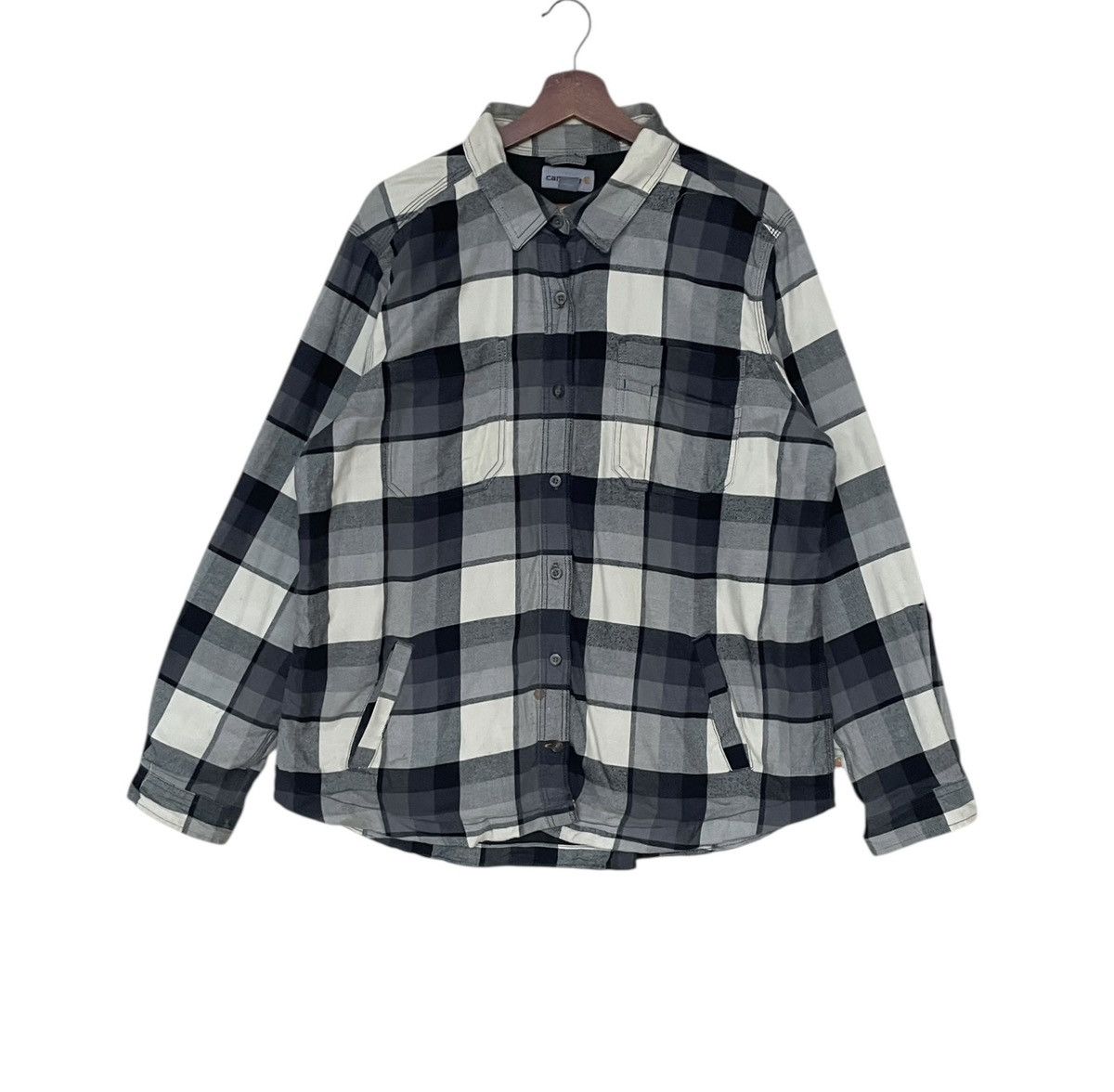 Carhartt Vintage Brand Carhartt Checkered Baggy Shirt 2000s Size US XL / EU 56 / 4 - 1 Thumbnail