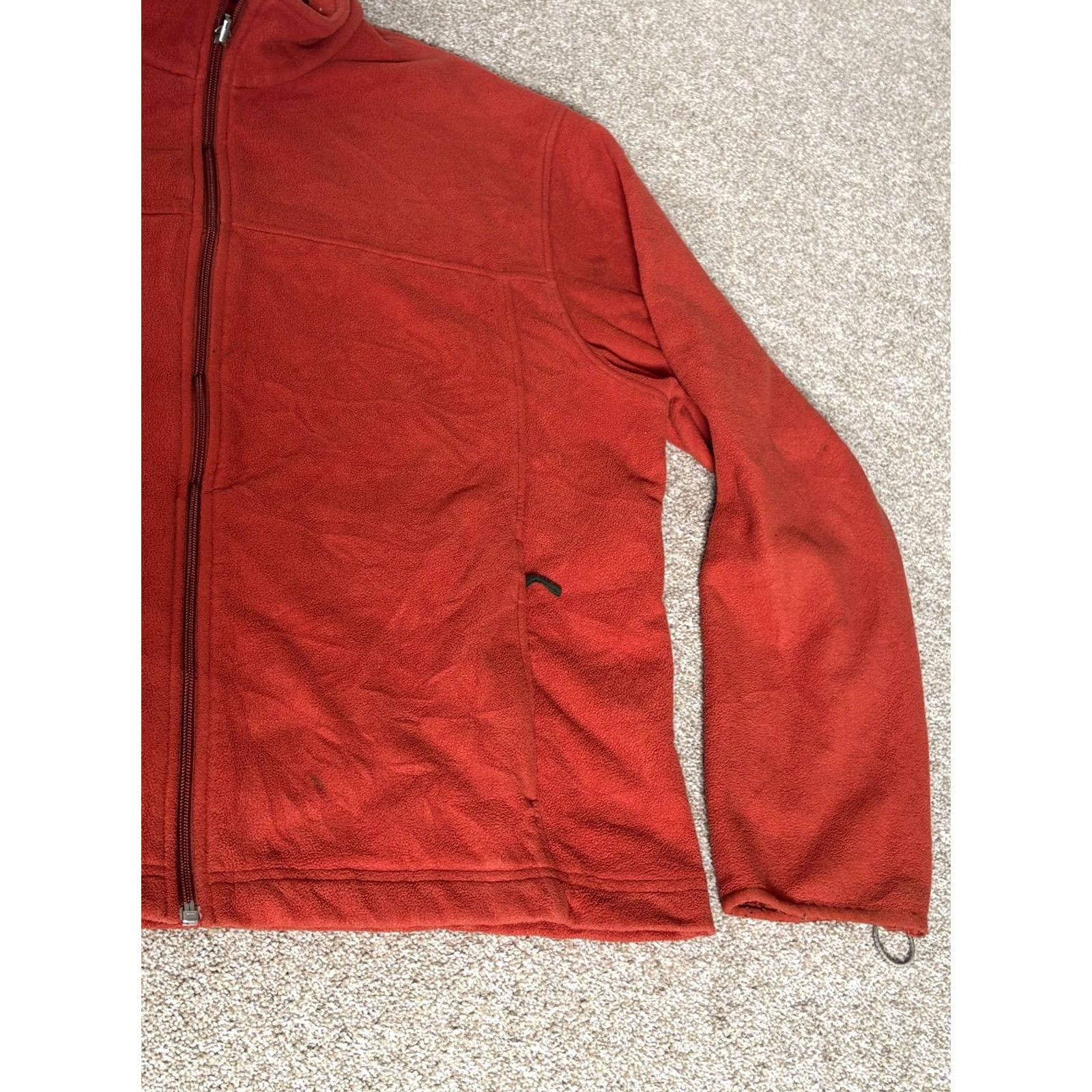 Vintage L.L. Bean Jacket Mens Large Red Full Zip Lightweight Fleece Windbreaker Pockets Outdoor Casual Travel Size US L / EU 52-54 / 3 - 3 Thumbnail