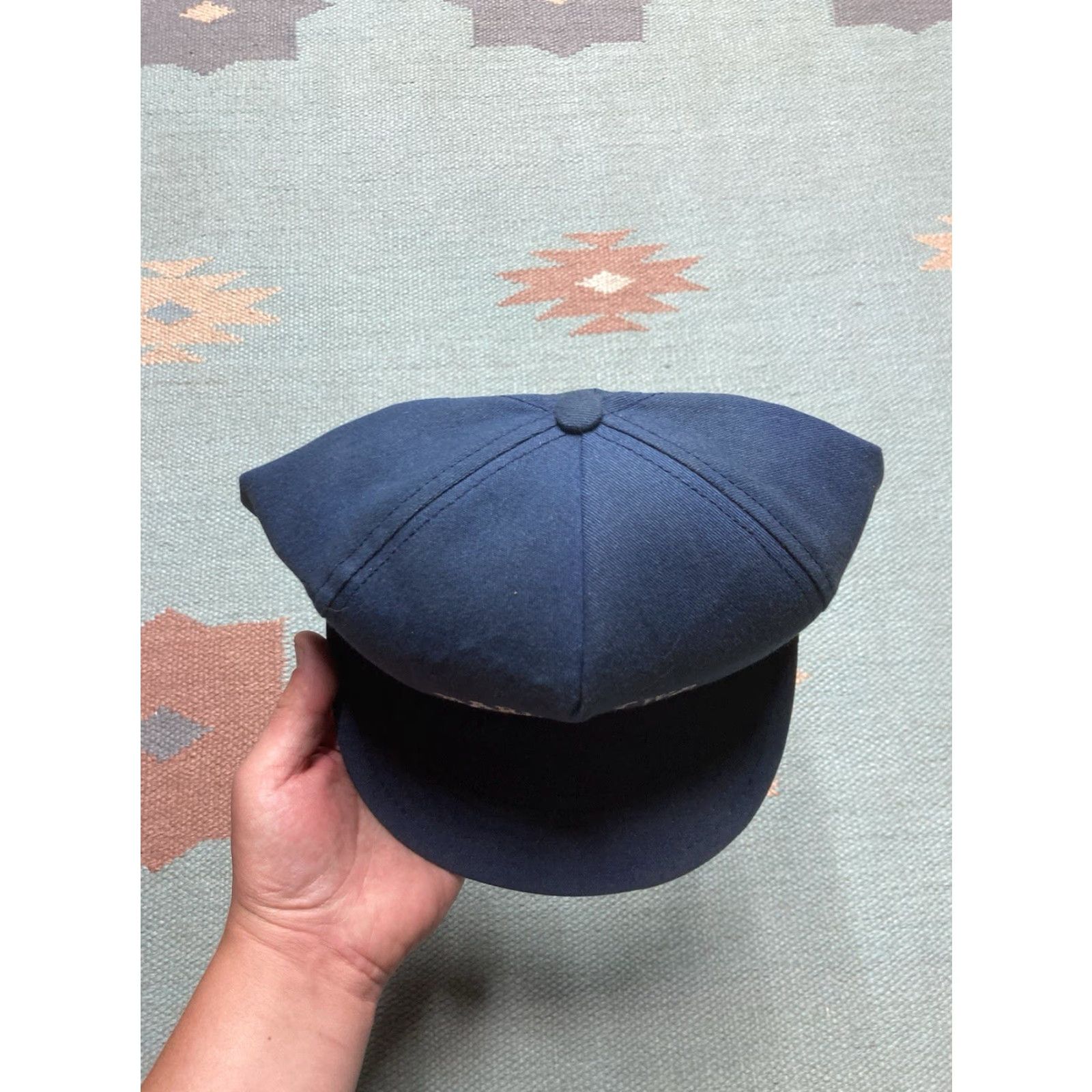 Vintage VINTAGE SnapBack Hat Cap Marion Township Fire Department Michigan Made in USA Adjustable Blue Mens Snapback USA Fire Department Hat Size ONE SIZE - 3 Thumbnail