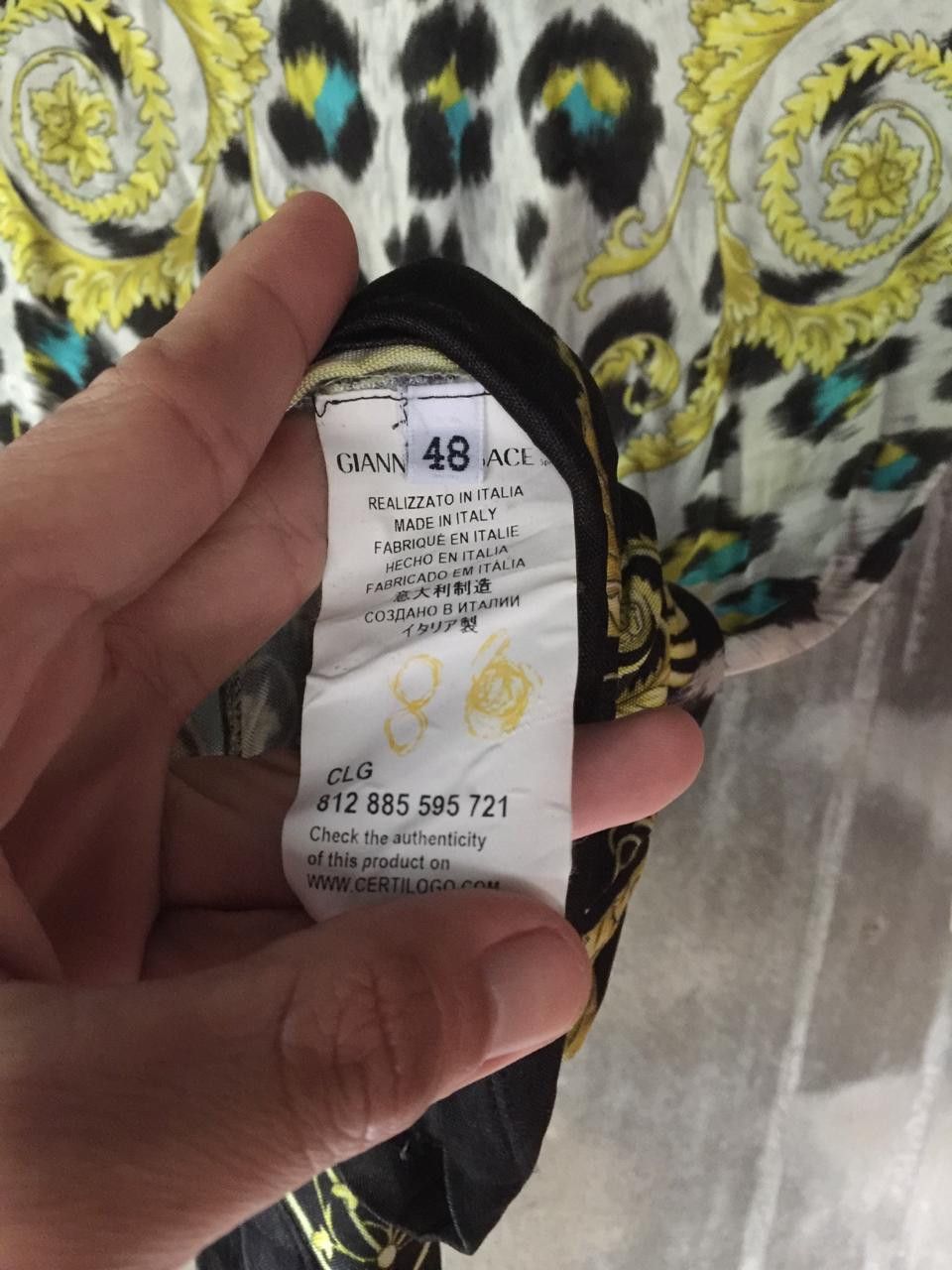 Versace × Vintage GIANNI VERSACE LEOPARD LONG SLEEVE Size M / US 6-8 / IT 42-44 - 8 Thumbnail