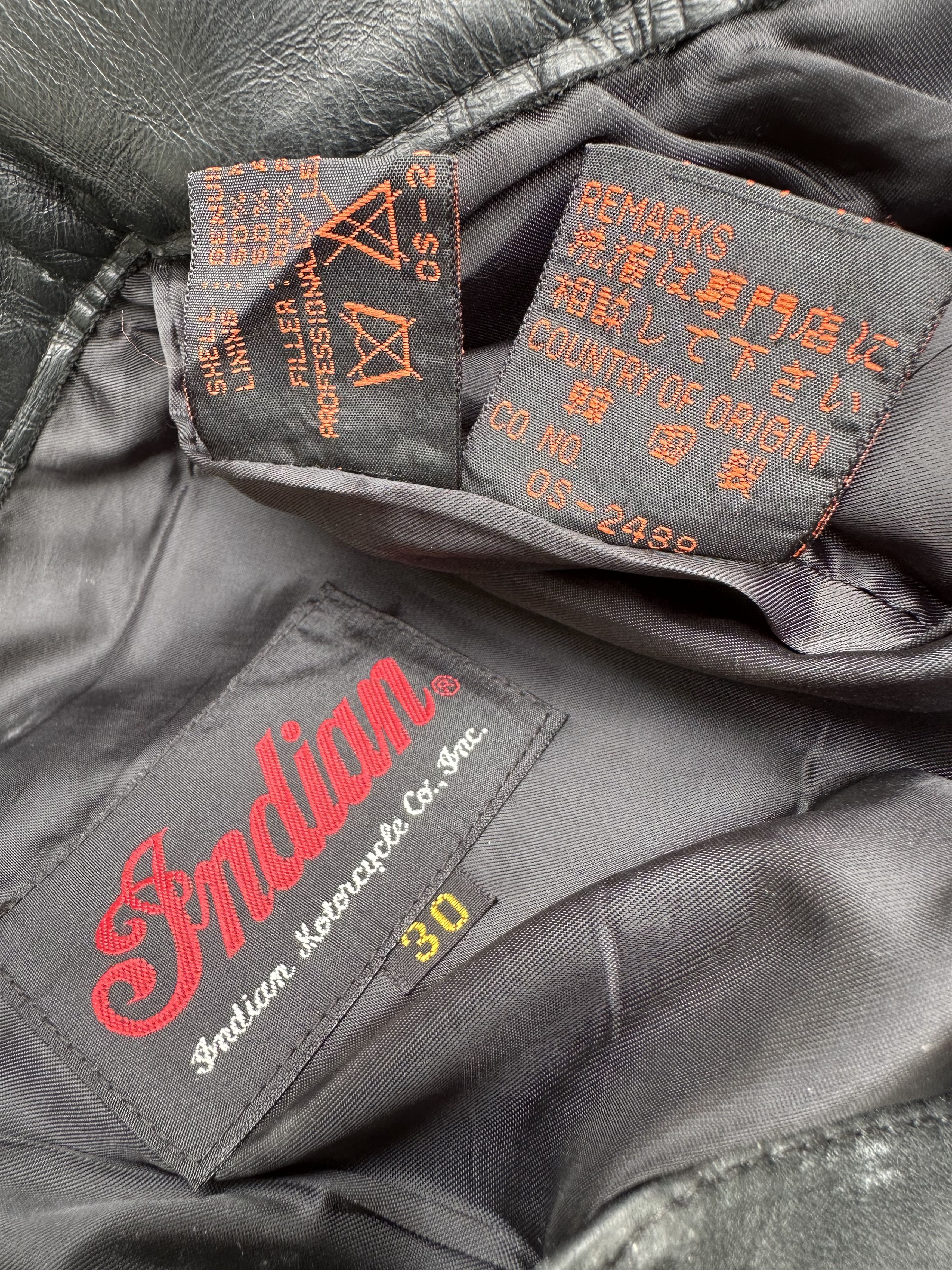 Indian Motorcycle Rare Vintage Indian Motorcycles Leather Racing Bikers Pants Size US 30 / EU 46 - 20 Thumbnail