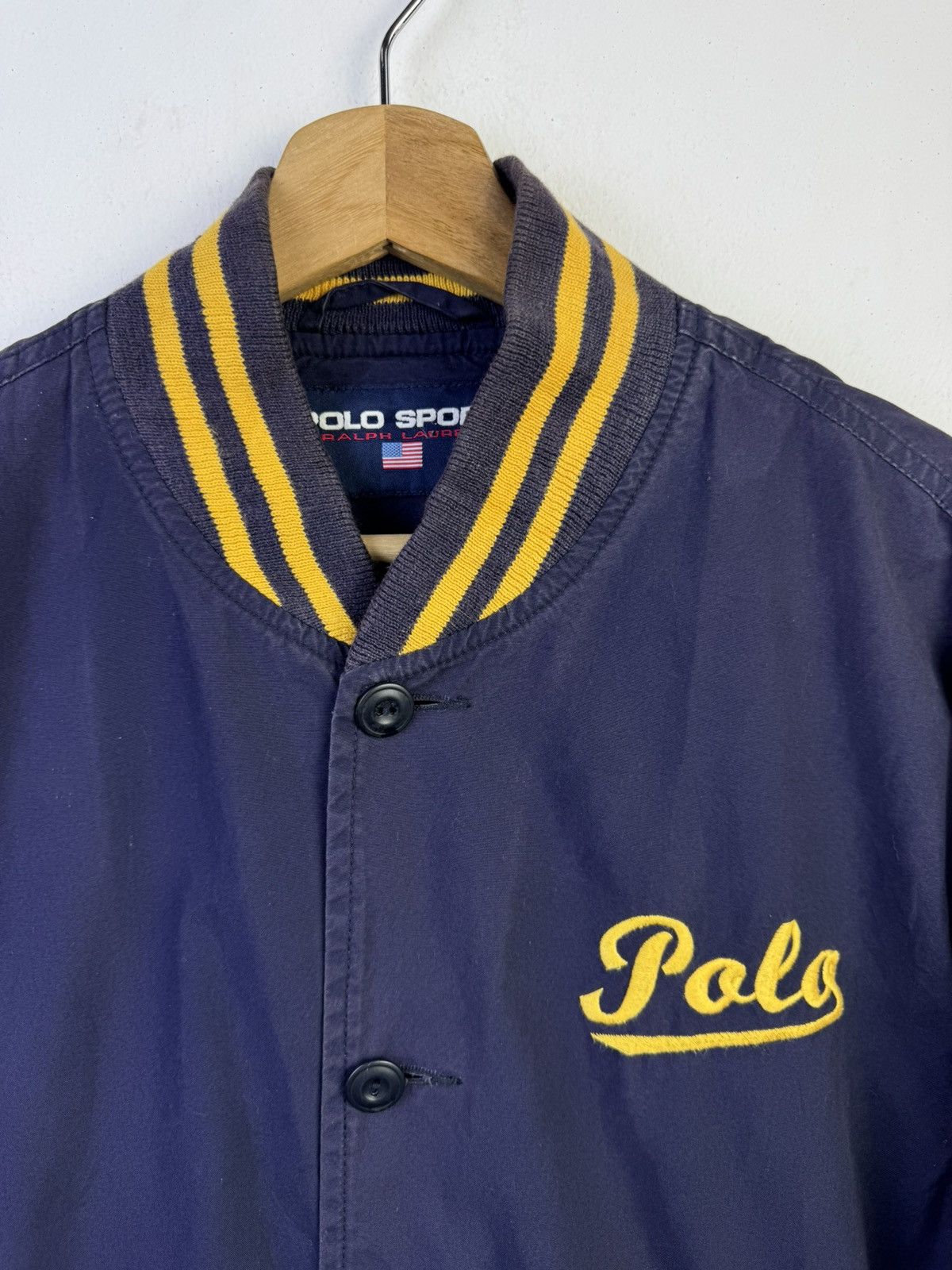 Polo Ralph Lauren Vintage 90s Polo Sport Ralph Lauren Bomber Jacket Size US L / EU 52-54 / 3 - 3 Thumbnail