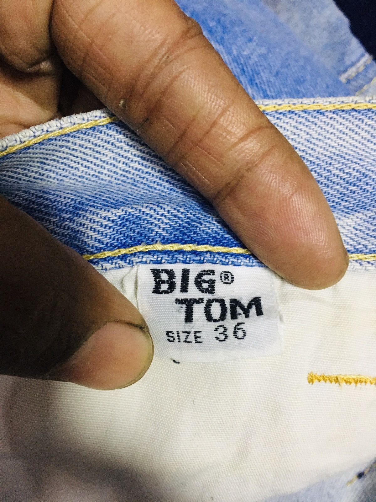 Other Big Tom Distressed Jeans (17) Size US 35 - 14 Thumbnail