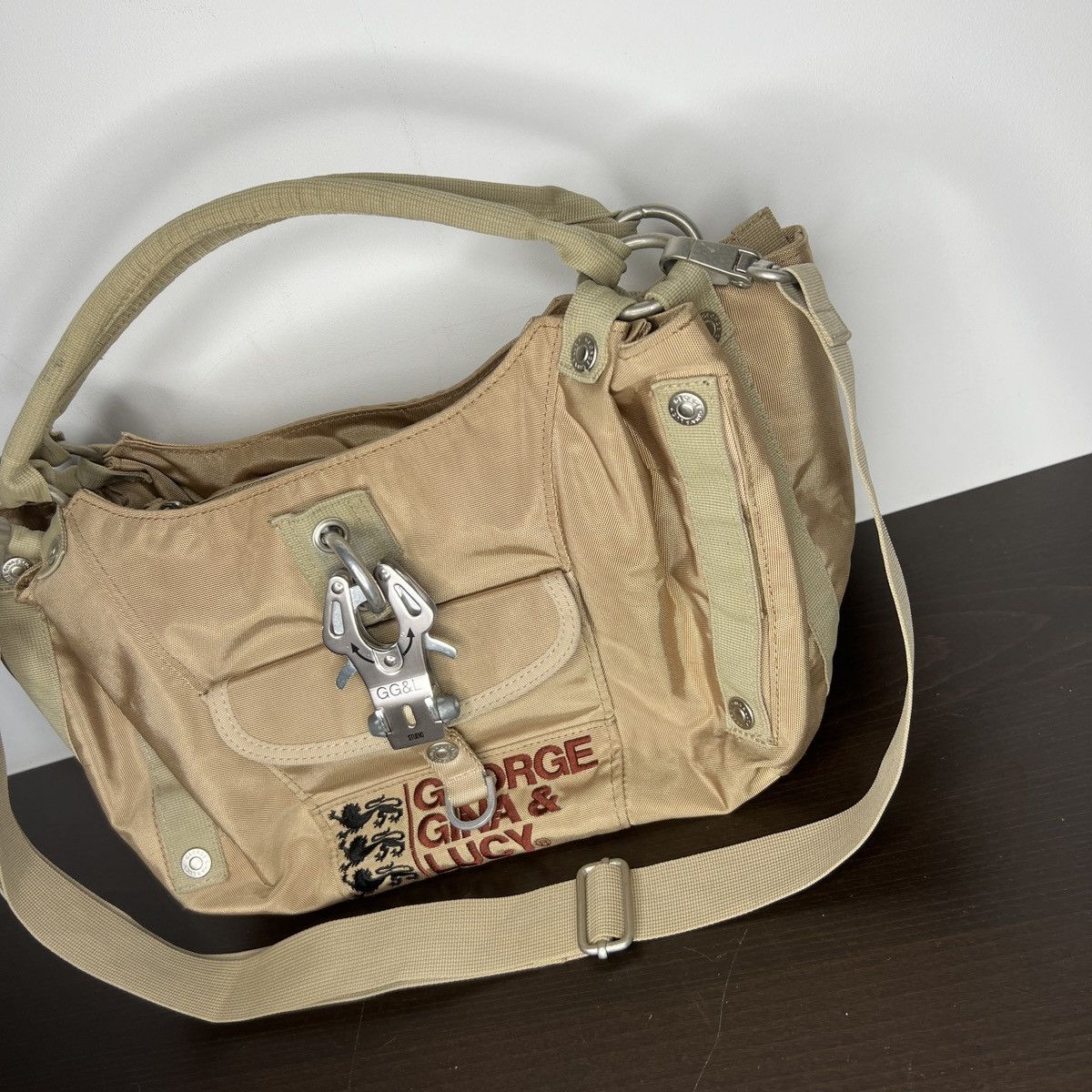 George Gina & Lucy George Gina Lucy GGL Shoulder Crossbody Vintage Bag Beige Size ONE SIZE - 3 Thumbnail