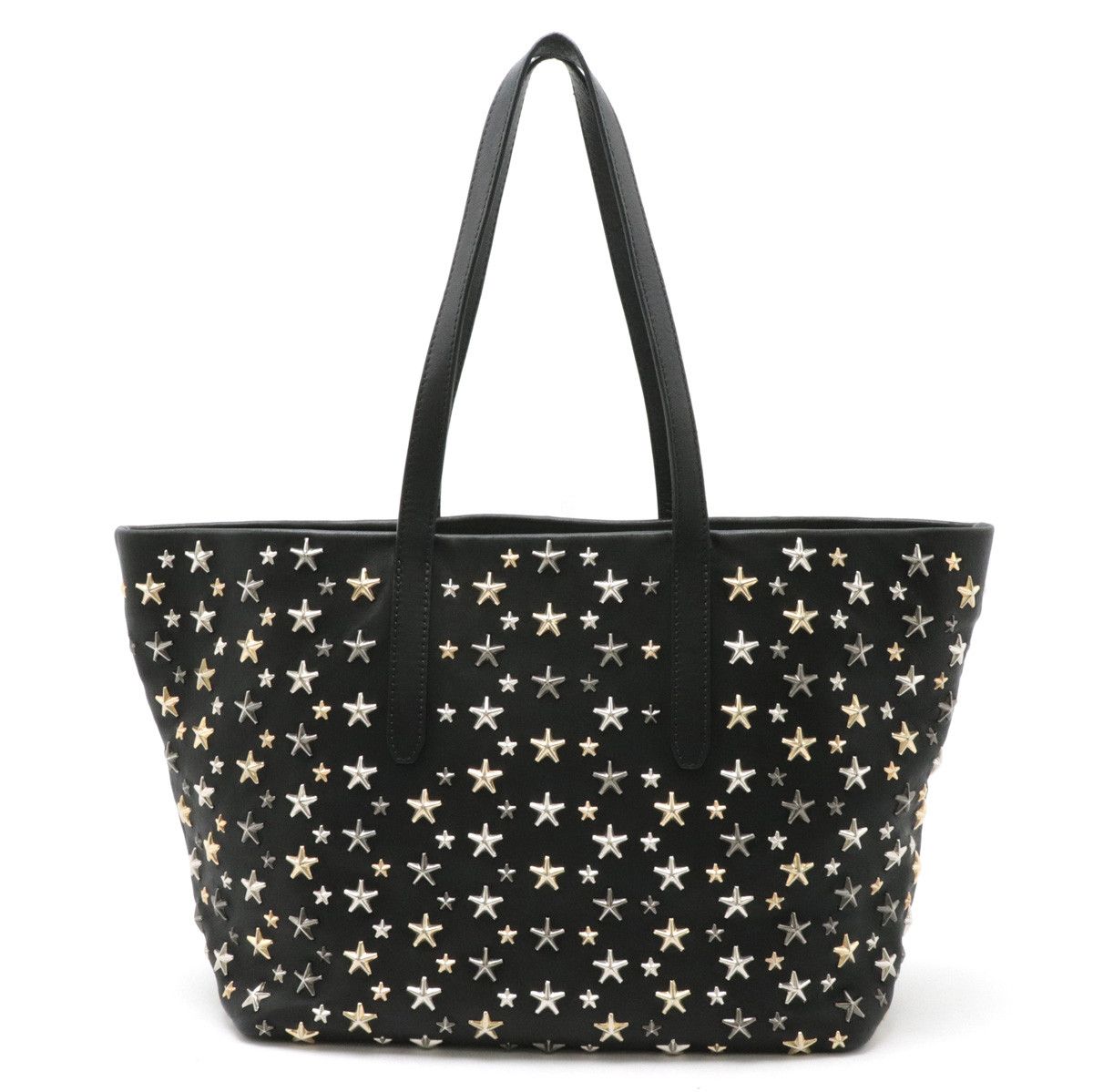 Jimmy Choo Jimmy Choo Jimmy Choo SOFIA/M Leather Tote Bag Black Leather Tote Bag LTR173 in Very Good Condition Size ONE SIZE - 1 Thumbnail