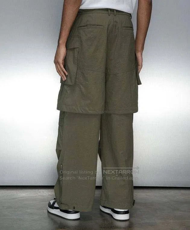 Juun.J Juun.J Detachable Two-in-One Wide Leg Work Pants Size US 28 / EU 44 - 8 Thumbnail