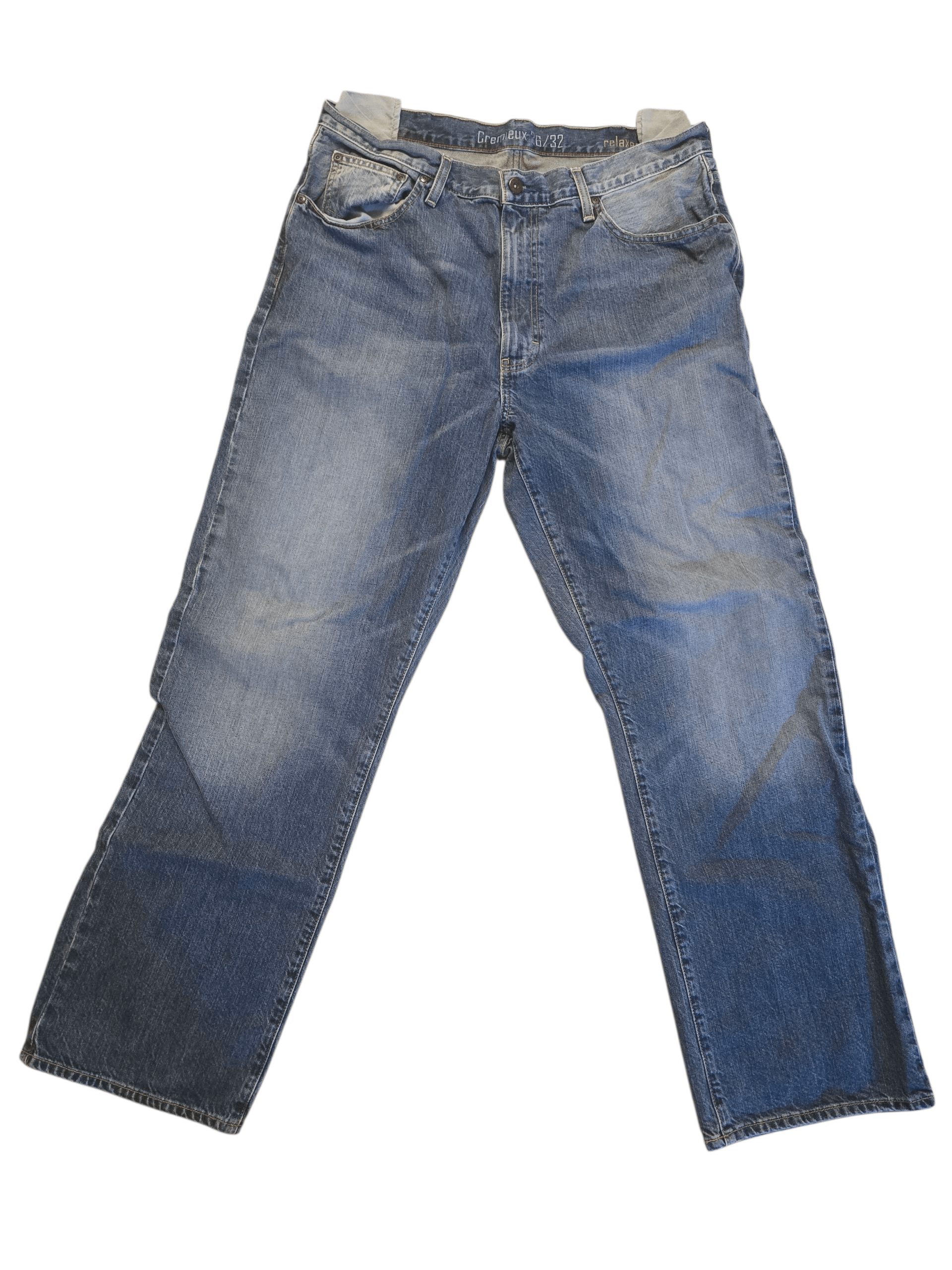 Daniel Cremieux Cremieux Jeans Mens 36x32 Blue Light Washed Relaxed Size US 36 / EU 52 - 1 Thumbnail