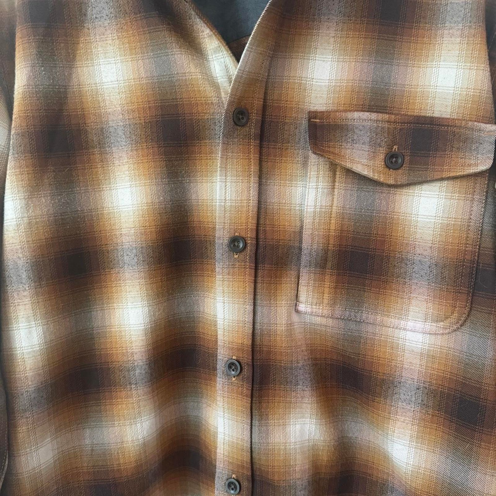 Other Cabincore cozy brown plaid button up shirt Swiss Tech Size US S / EU 44-46 / 1 - 5 Thumbnail