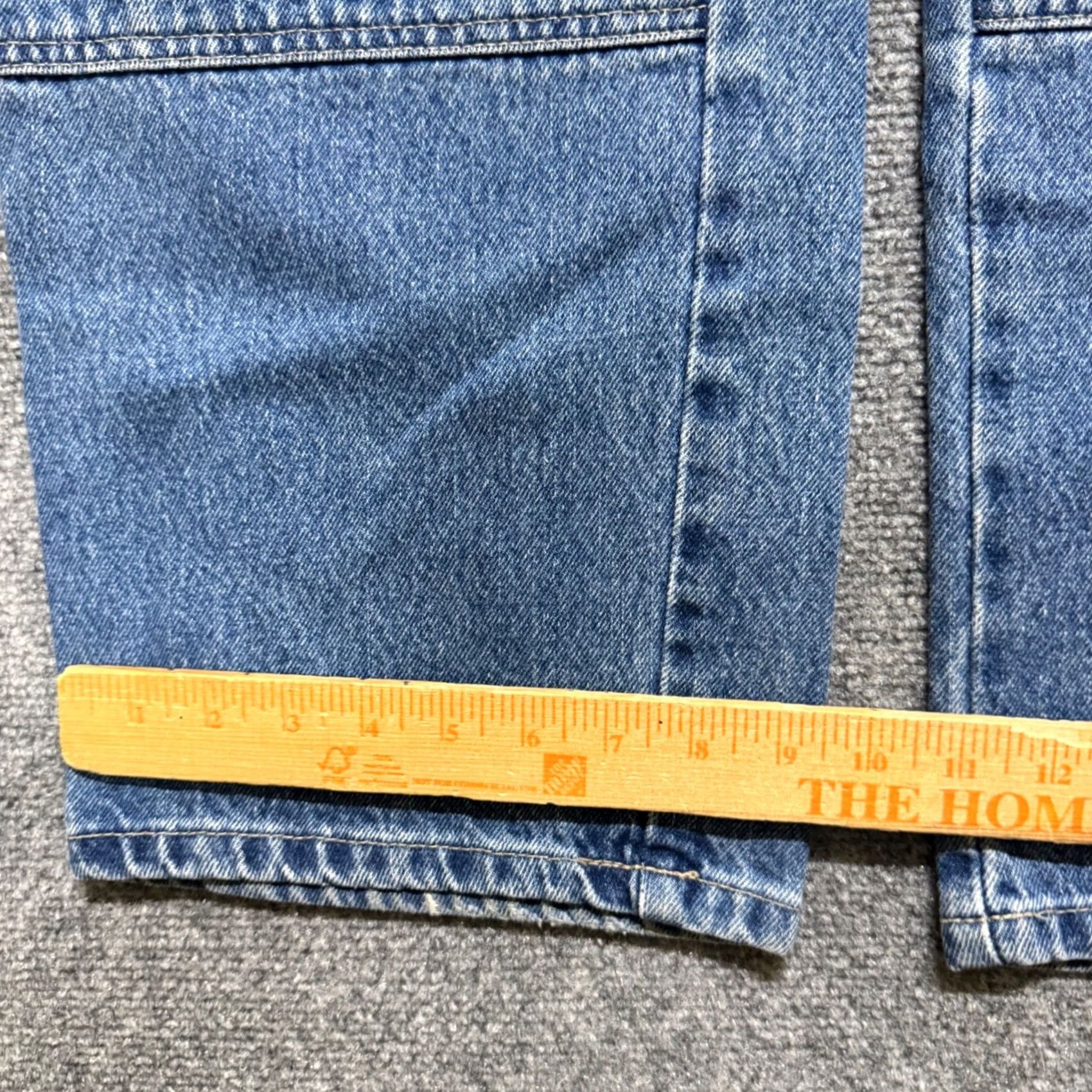 Dickies VTG Dickies Jeans Double Knee Men's 38x30 Dark Blue Denim Jeans Mens Regular 38 Dark Blue Distressed Vintage Dickies Jeans Size US 38 / EU 54 - 6 Thumbnail