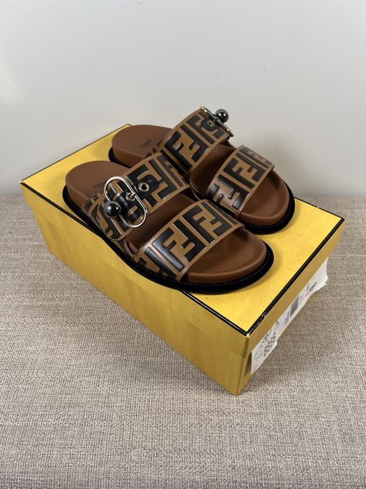 Fendi two strap store sandals